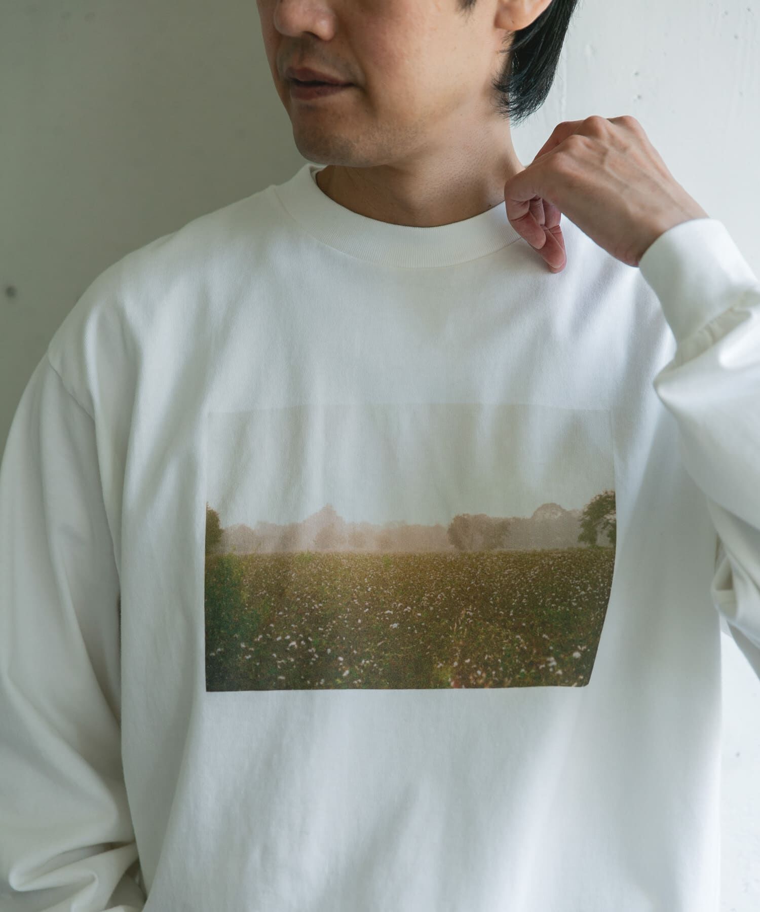 URBAN RESEARCH DOORS「Grow Organic フォトプリントロングスリーブTシャツ」|Tシャツ・カットソー|