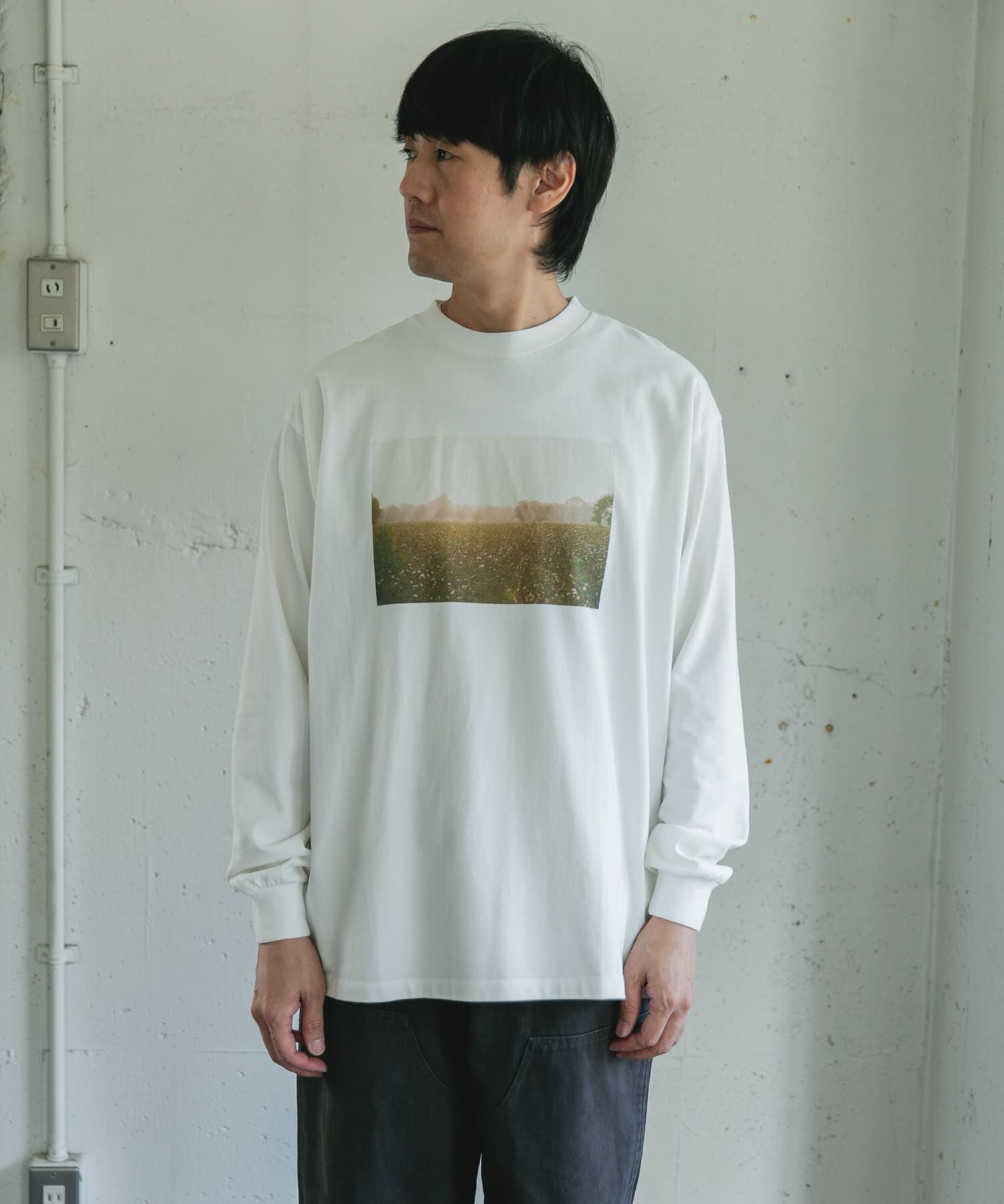 URBAN RESEARCH DOORS「Grow Organic フォトプリントロングスリーブTシャツ」|Tシャツ・カットソー|