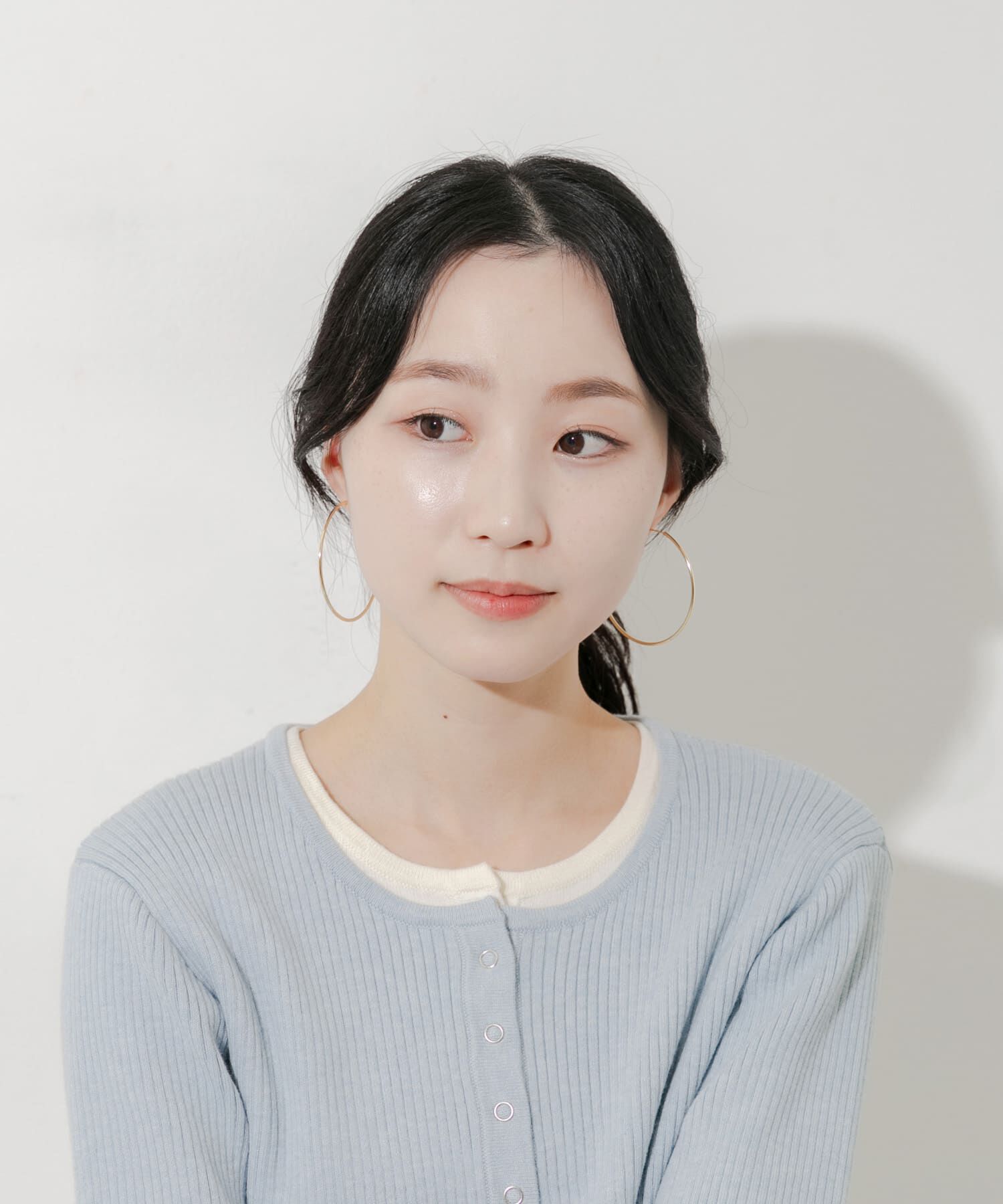 SMELLY「ナローフープピアス」|ピアス|