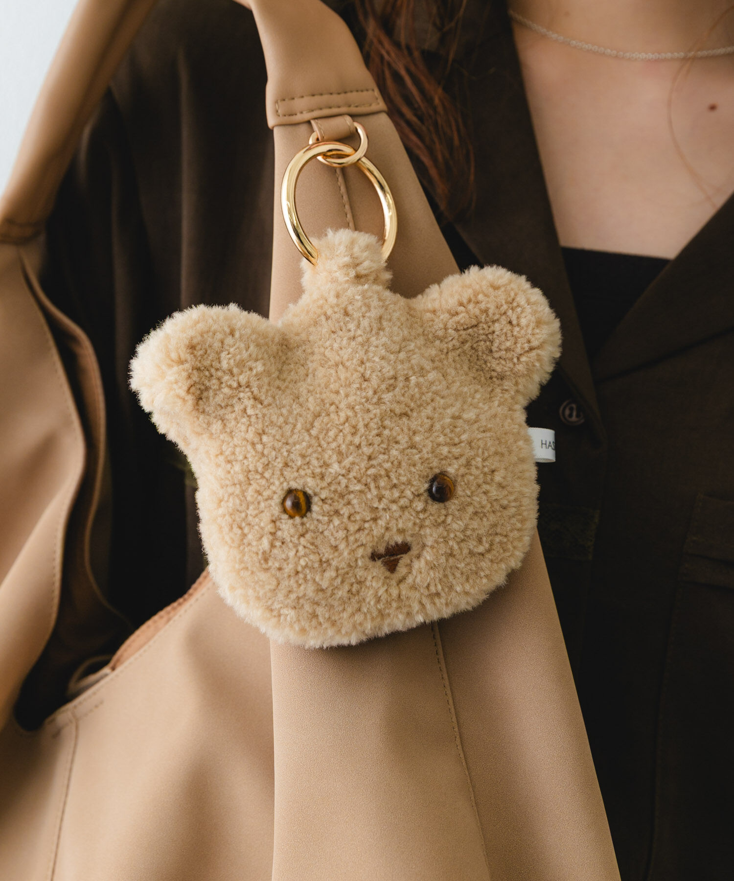 RODE SKO「hashibami　ぬいぐるみくまチャーム」|チャーム・キーホルダー|