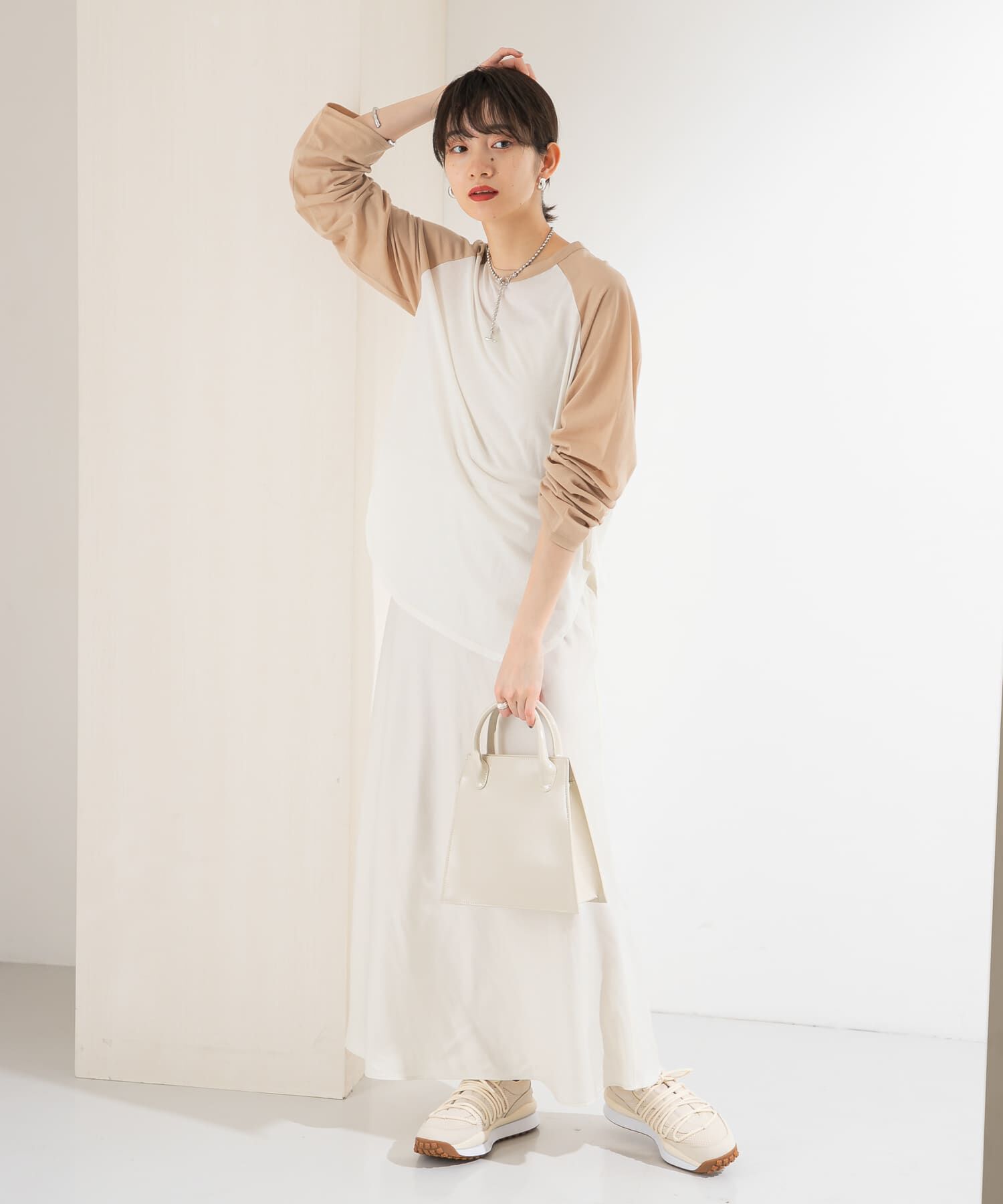  「バイアスフレアスカート」|スカート|