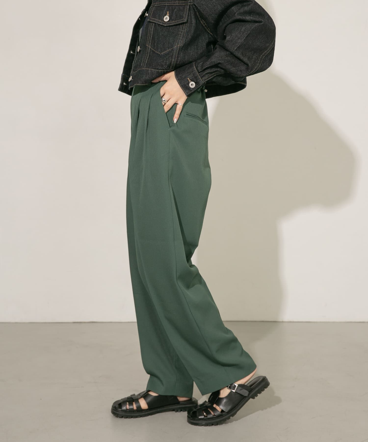  「センタープレスWIDEスラックス」|その他|