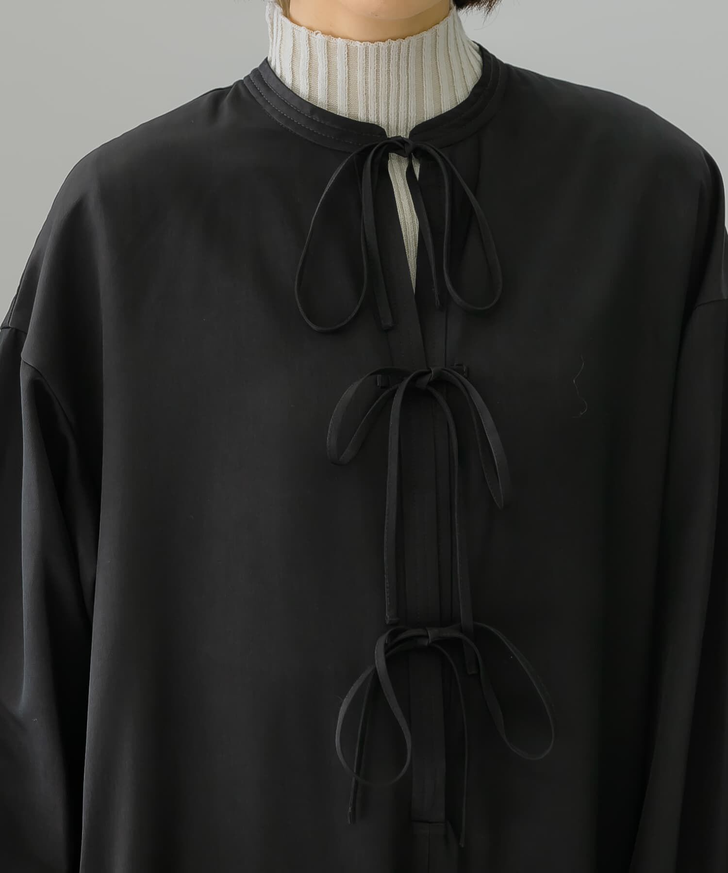  「フロントタイジャンプスーツ」|スカート|