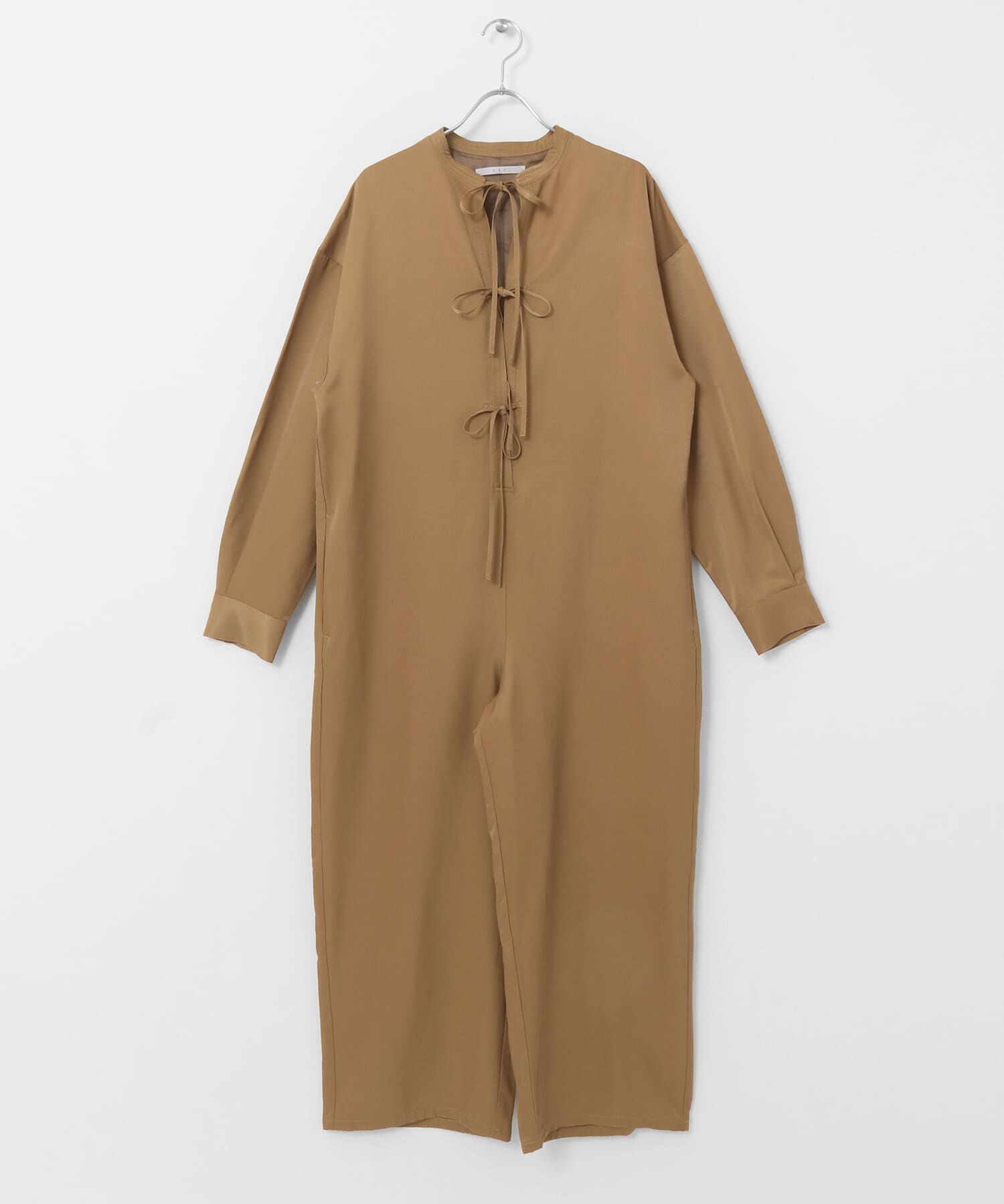  「フロントタイジャンプスーツ」|スカート|