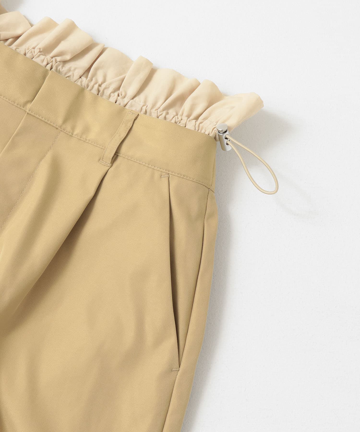  「ウエストドロストレイヤードスカート」|スカート|