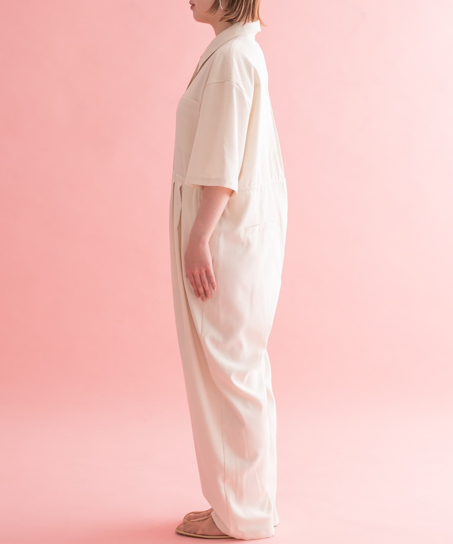  「コクーンWIDEジャンプスーツ」|スカート|