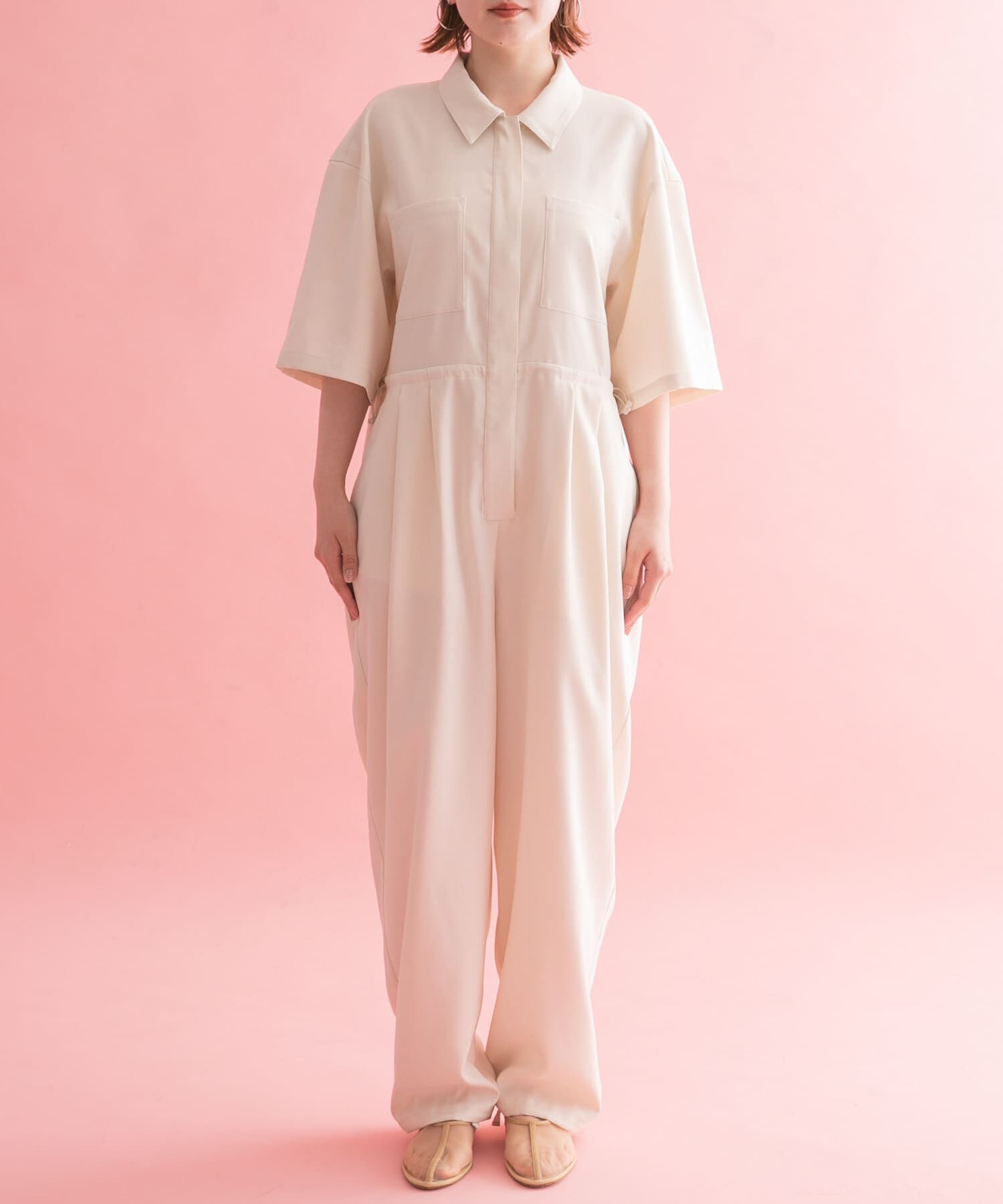  「コクーンWIDEジャンプスーツ」|スカート|