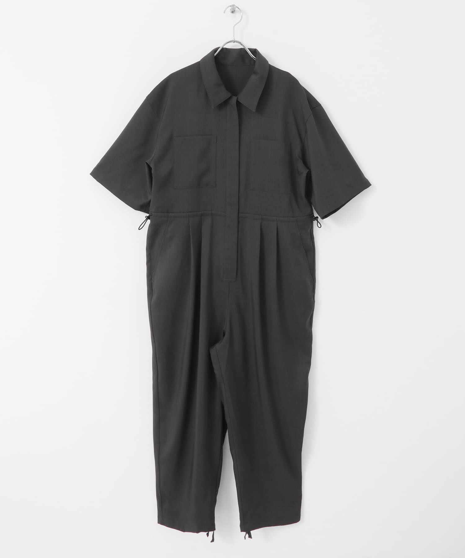  「コクーンWIDEジャンプスーツ」|スカート|