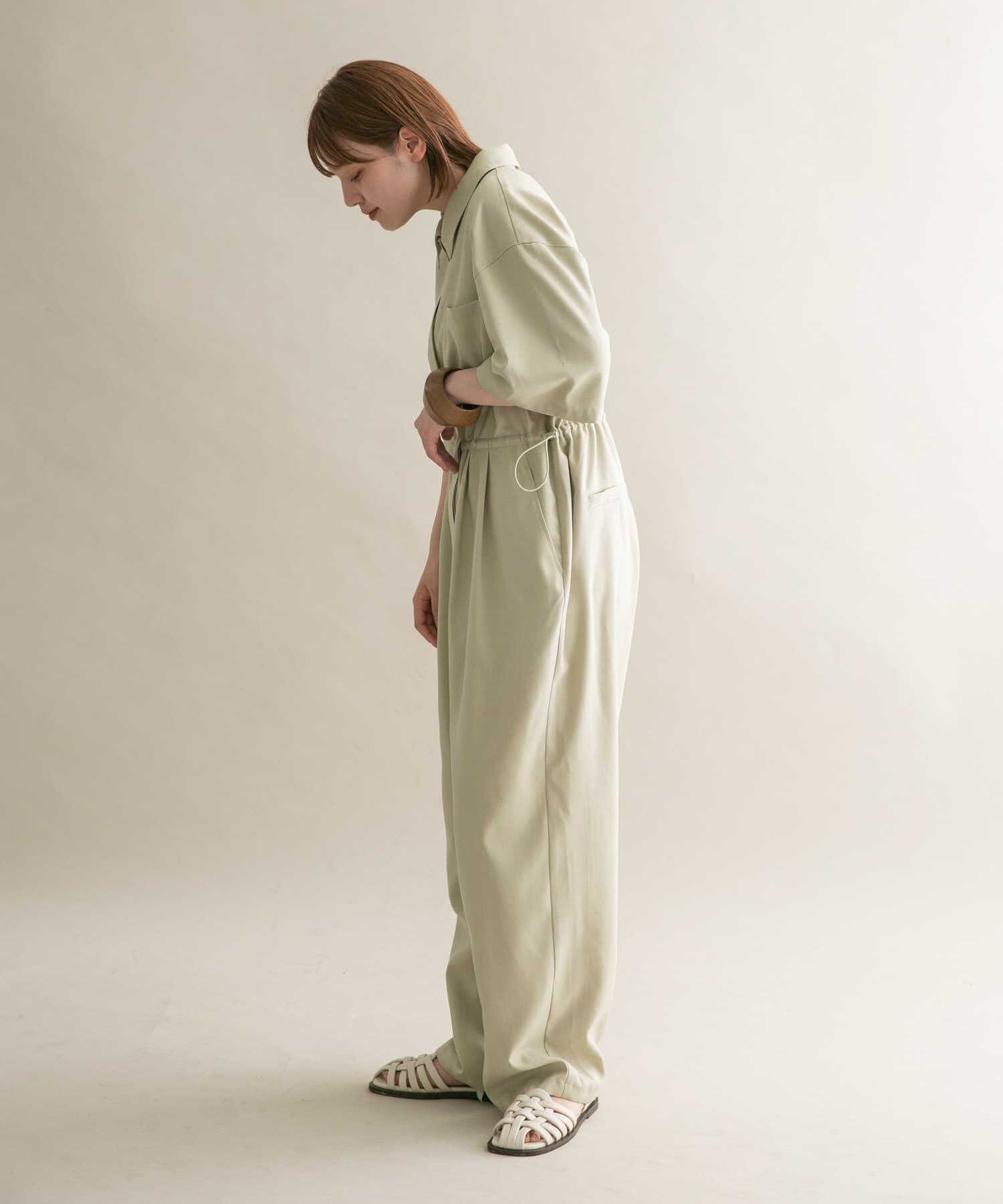  「コクーンWIDEジャンプスーツ」|スカート|