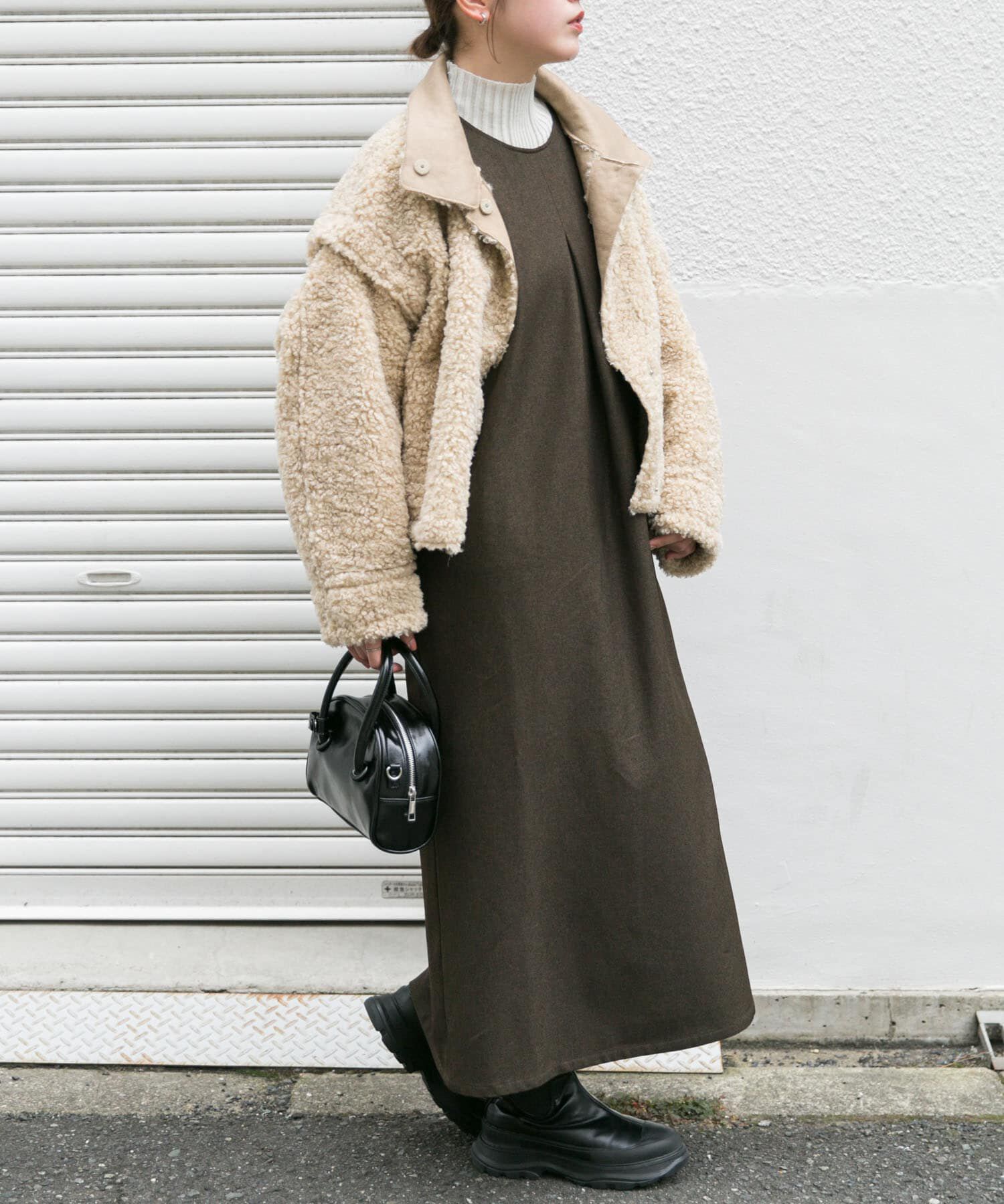  「『2サイズ展開』BACKクロスジャンパースカート」|ワンピース|