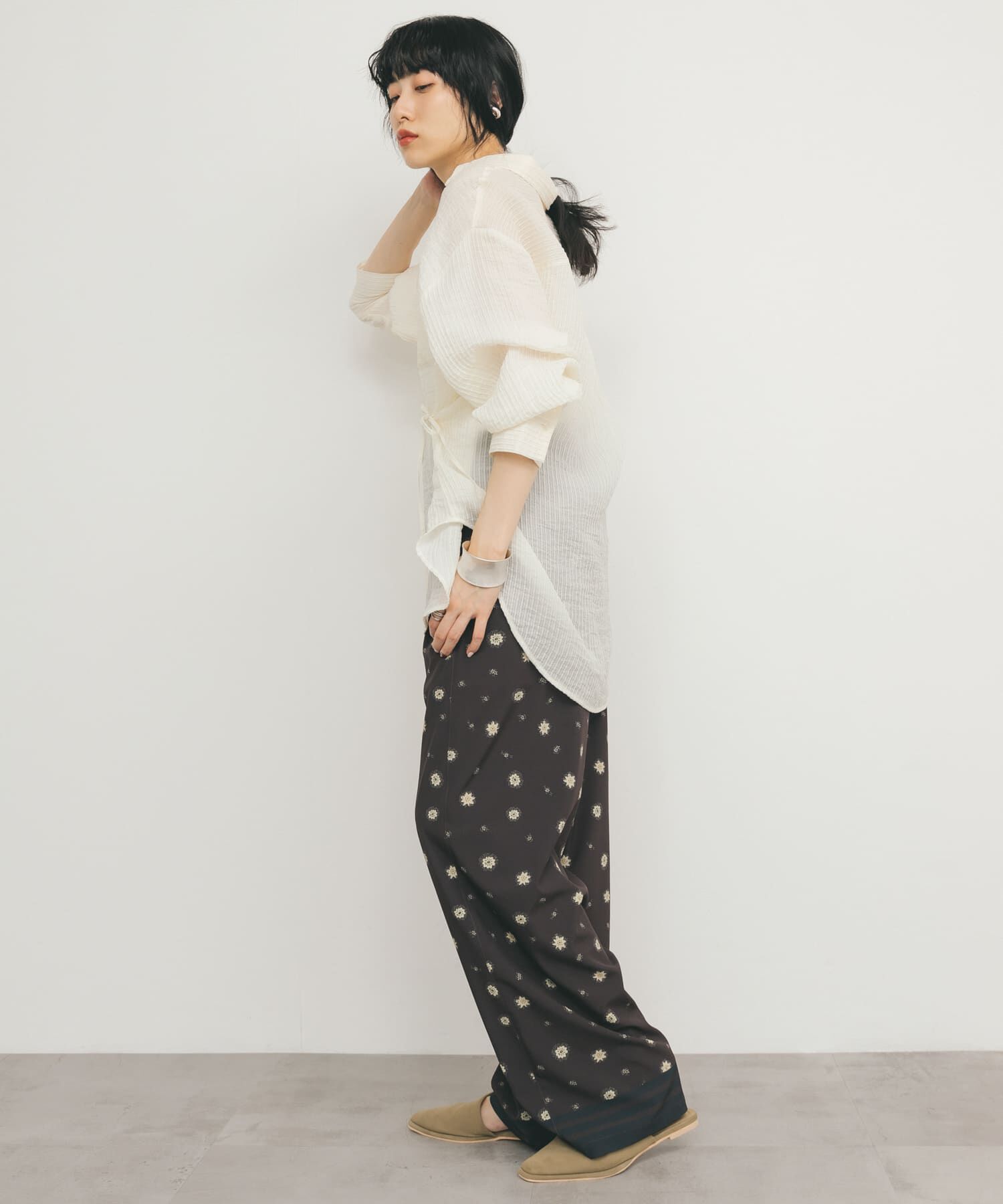  「2WAYシアーストライプシャツ」|シャツ・ブラウス|