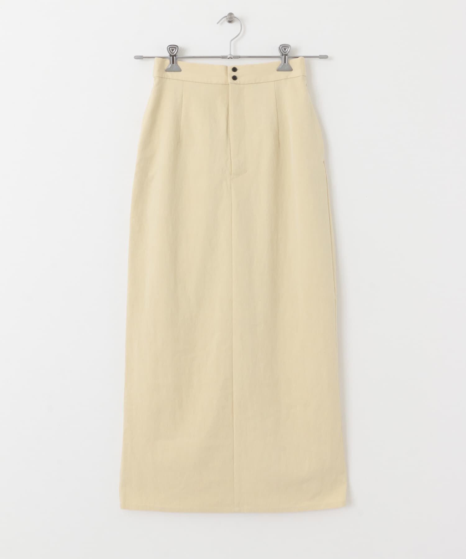  「ダブルボタンIラインスカート」|スカート|