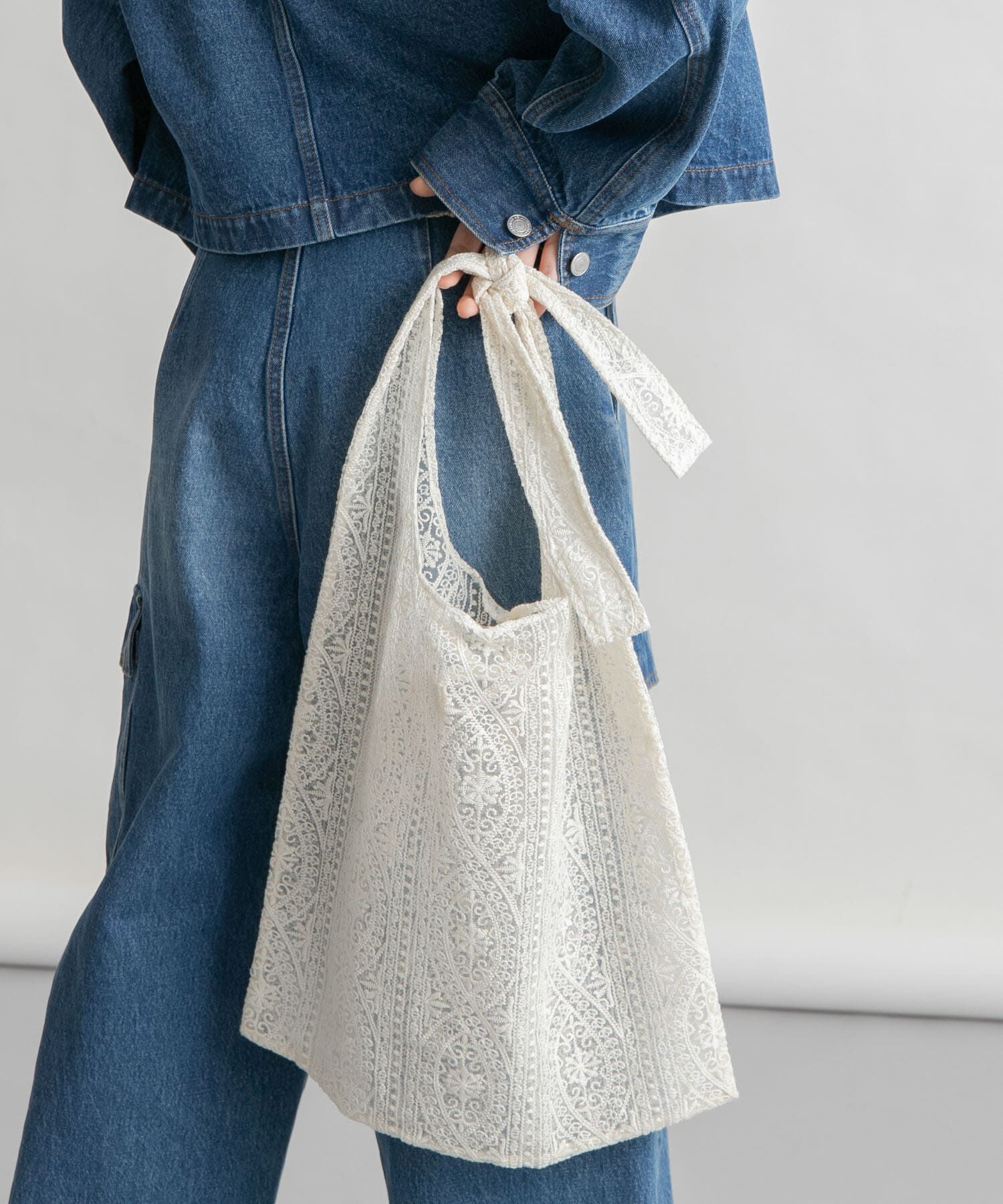  「シアーエンブロイダリーBAG」|ショルダー・メッセンジャー|