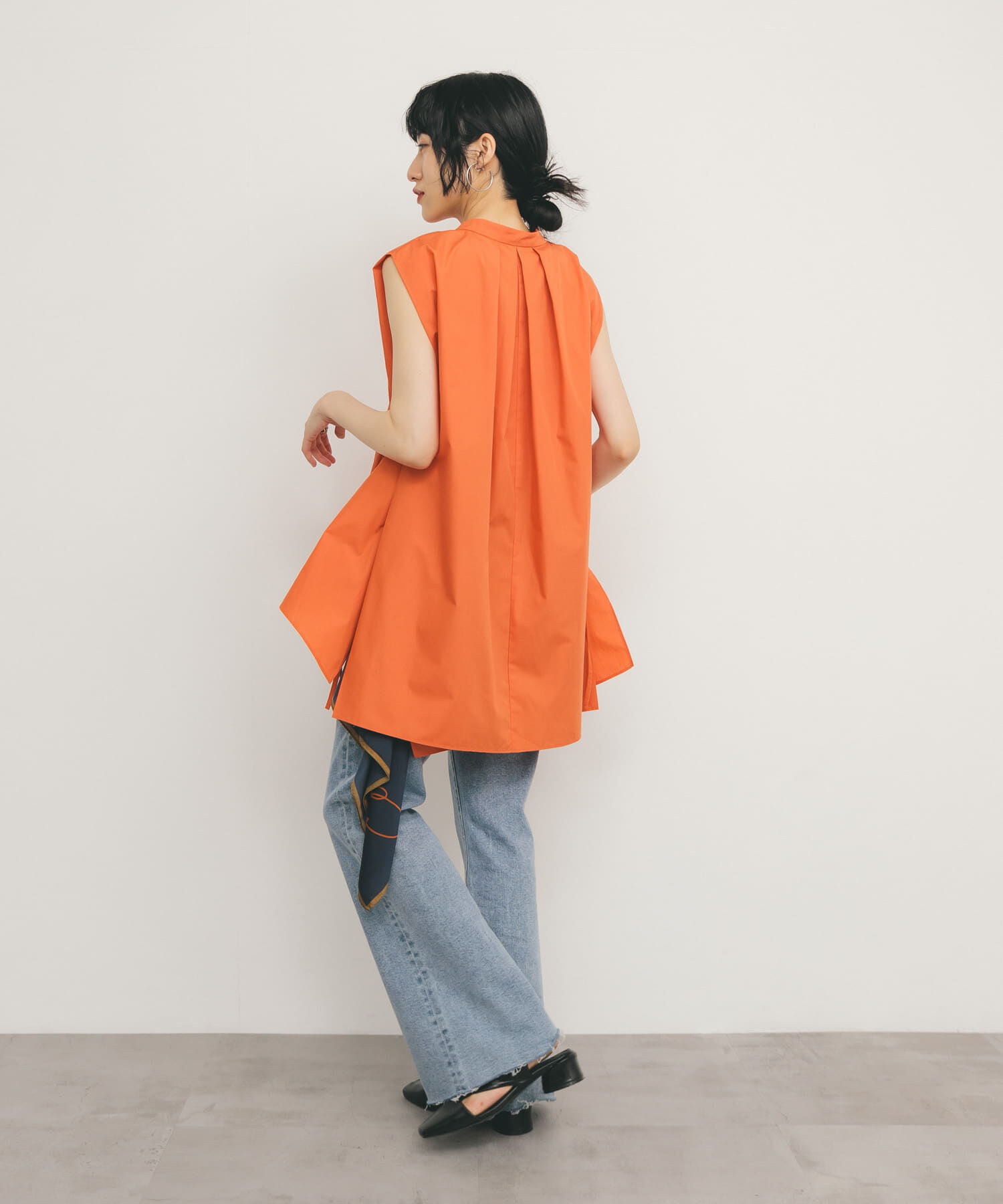  「BACKボリュームギャザーブラウス」|シャツ・ブラウス|