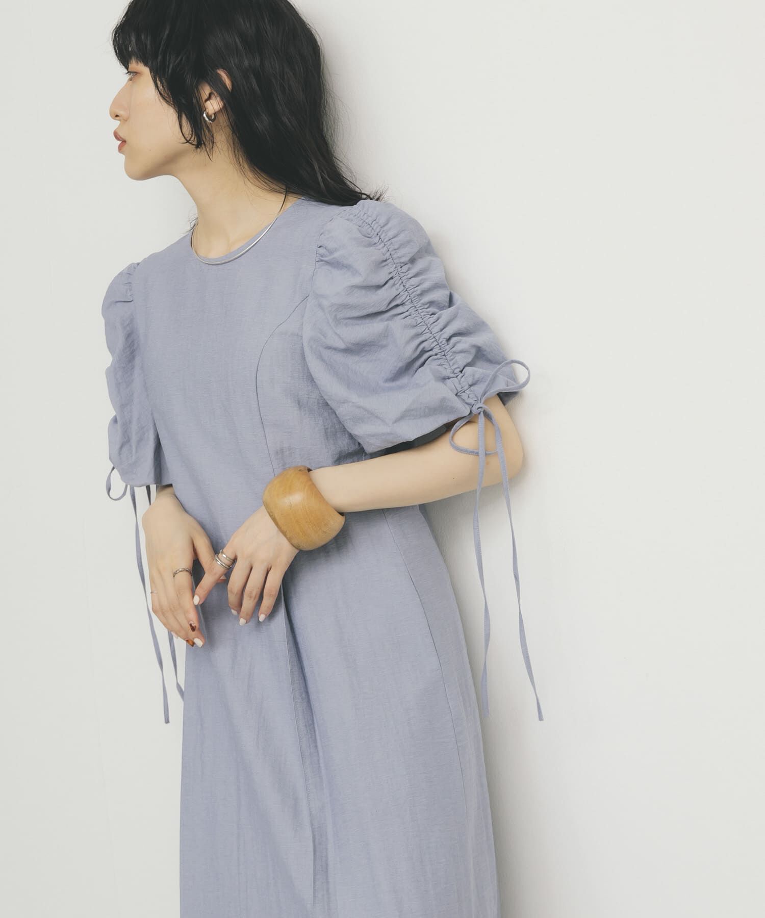  「『2サイズ展開』ドロストスリーブワンピース」|ワンピース|