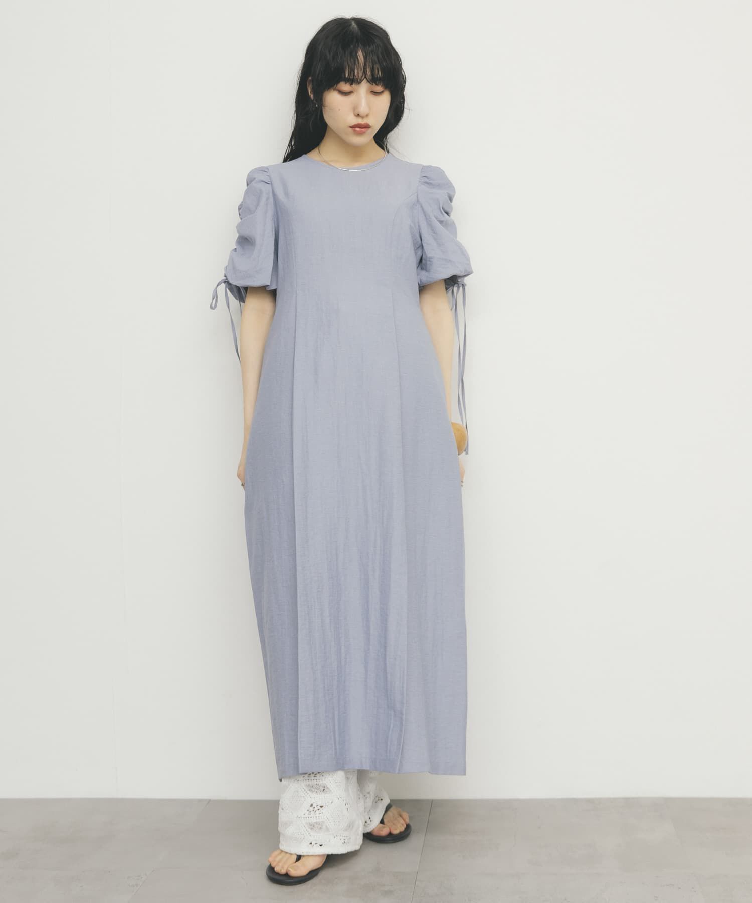  「『2サイズ展開』ドロストスリーブワンピース」|ワンピース|