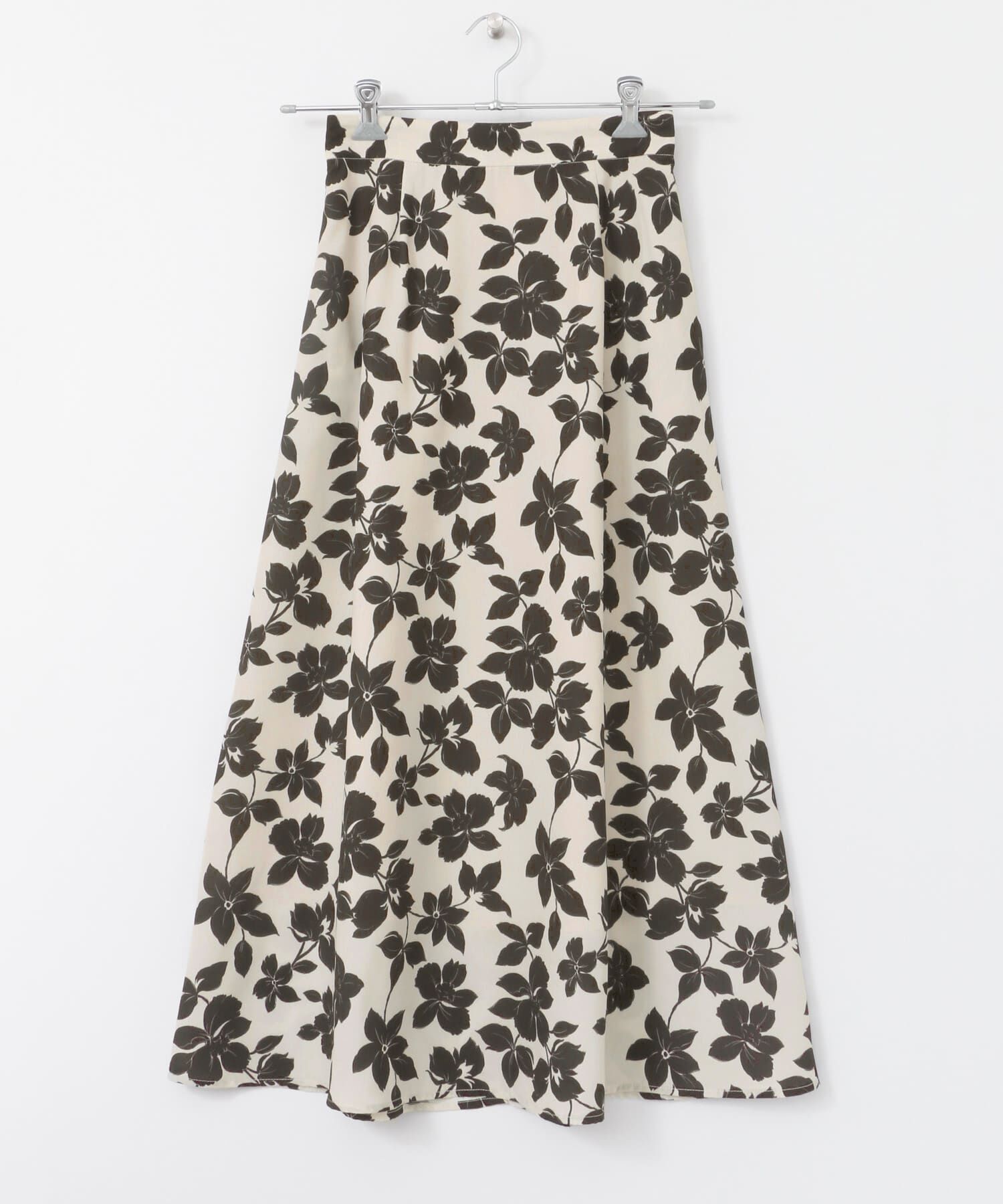  「KBF+　フラワープリントセミフレアスカート&there4;」|スカート|