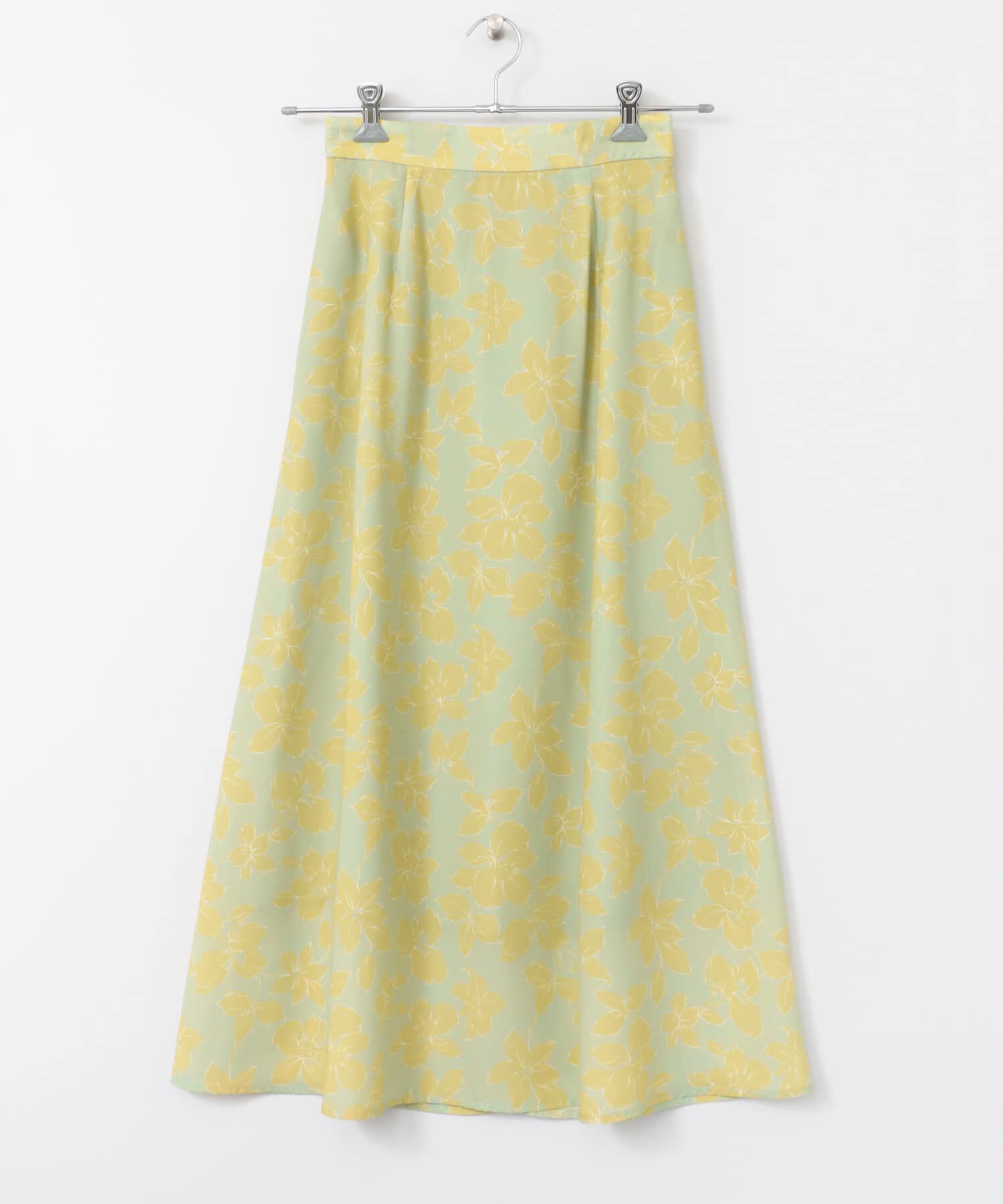  「KBF+　フラワープリントセミフレアスカート&there4;」|スカート|