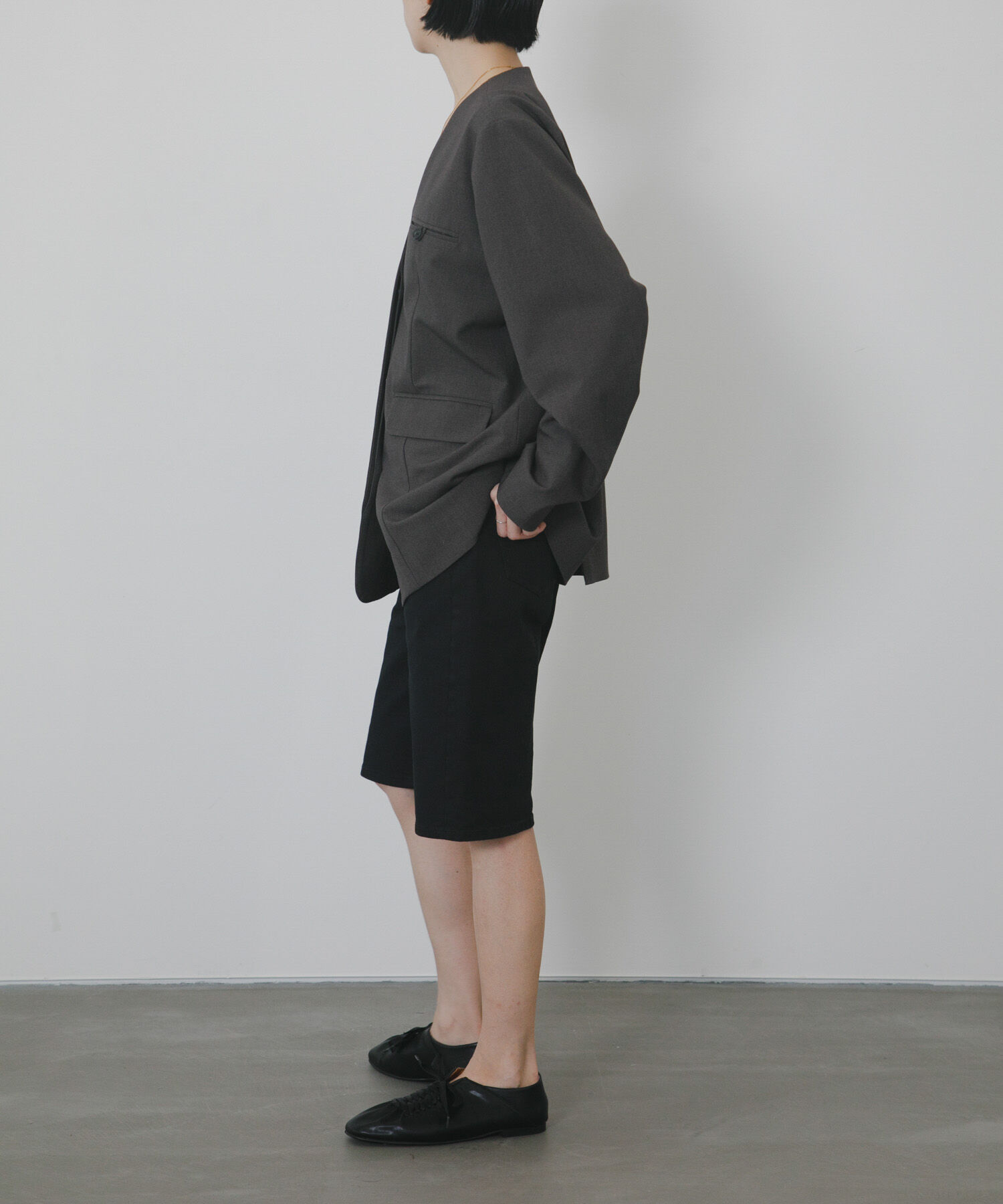  「『2サイズ展開』スリムハーフデニム」|その他|