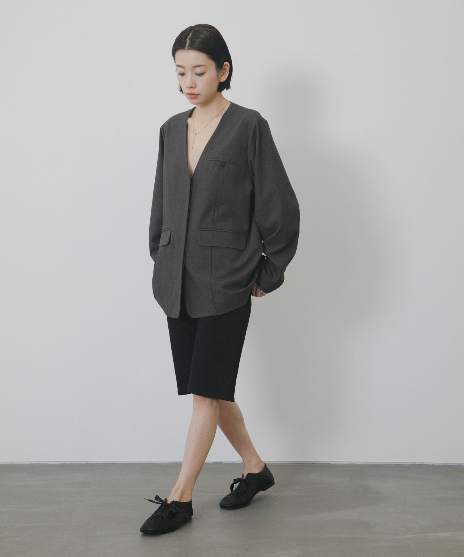  「『2サイズ展開』スリムハーフデニム」|その他|