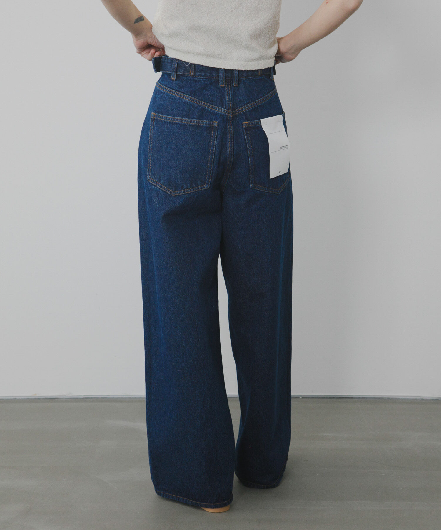  「『3サイズ展開』タックボタンアップデニム」|デニム|