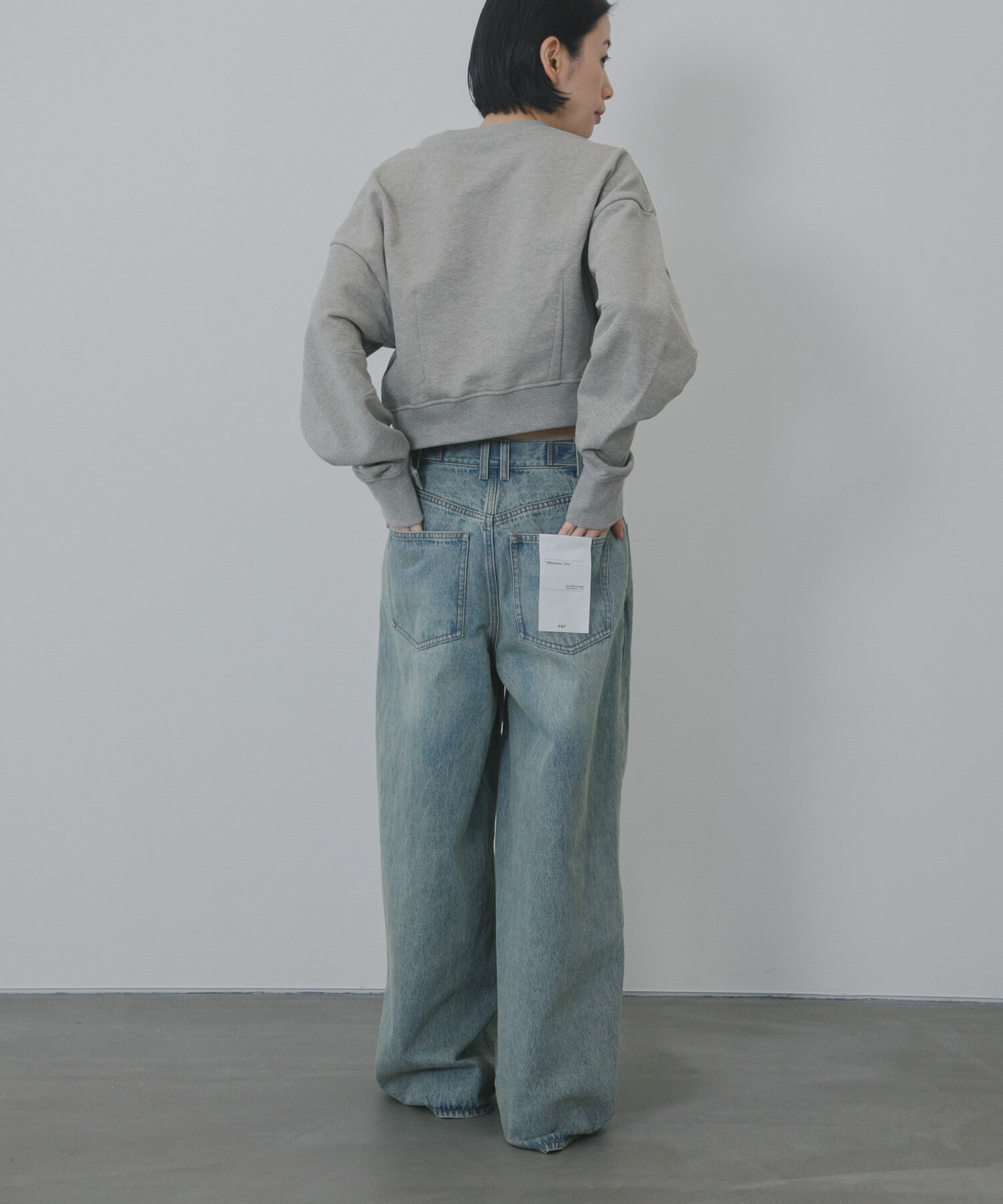  「『3サイズ展開』タックボタンアップデニム」|デニム|