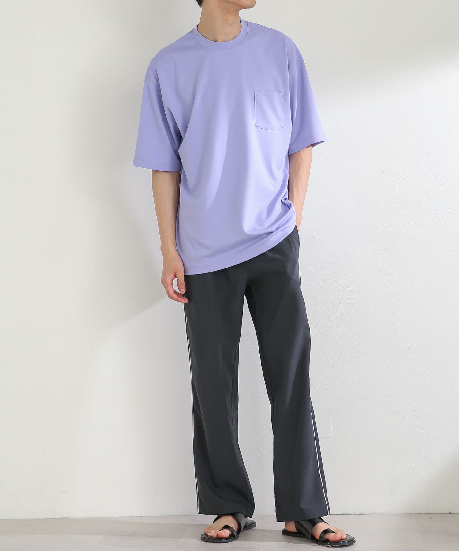 SENSE OF PLACE by URBAN RESEARCH「ポンチポケットTシャツ(5分袖)」|Tシャツ・カットソー|