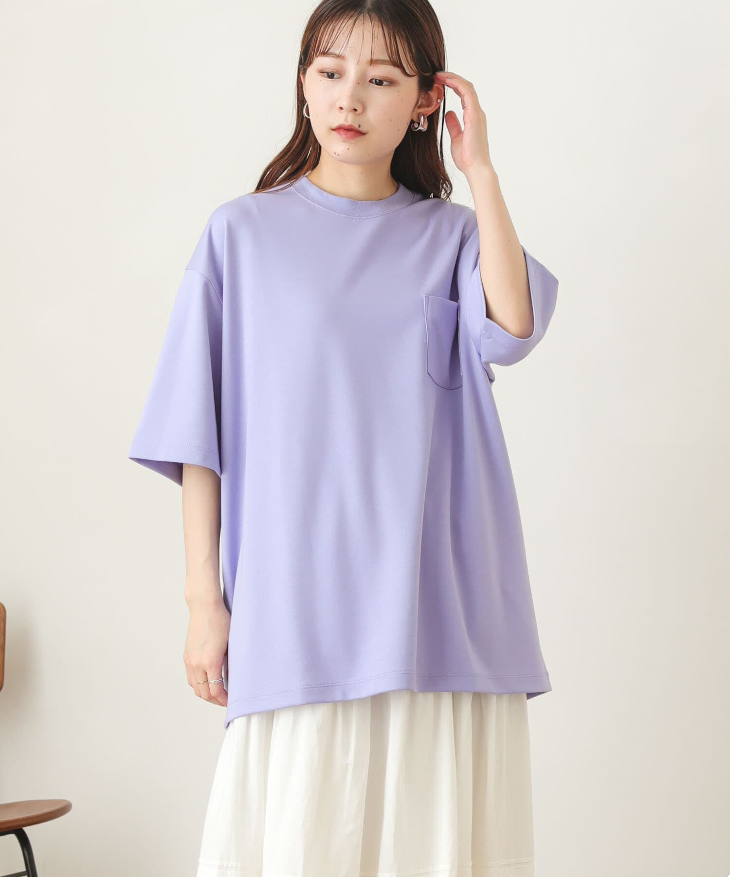 SENSE OF PLACE by URBAN RESEARCH「ポンチポケットTシャツ(5分袖)」|Tシャツ・カットソー|