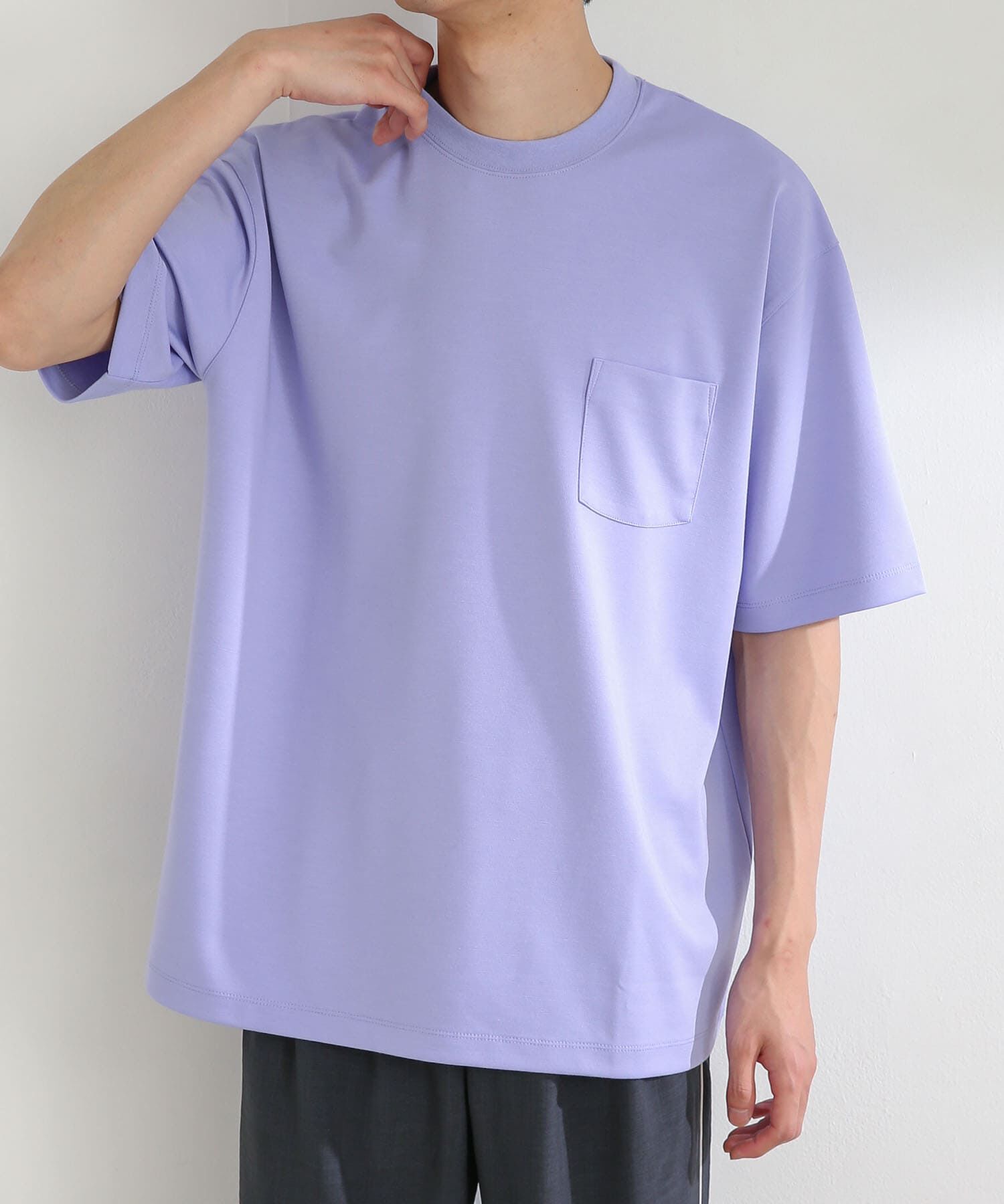 SENSE OF PLACE by URBAN RESEARCH「ポンチポケットTシャツ(5分袖)」|Tシャツ・カットソー|