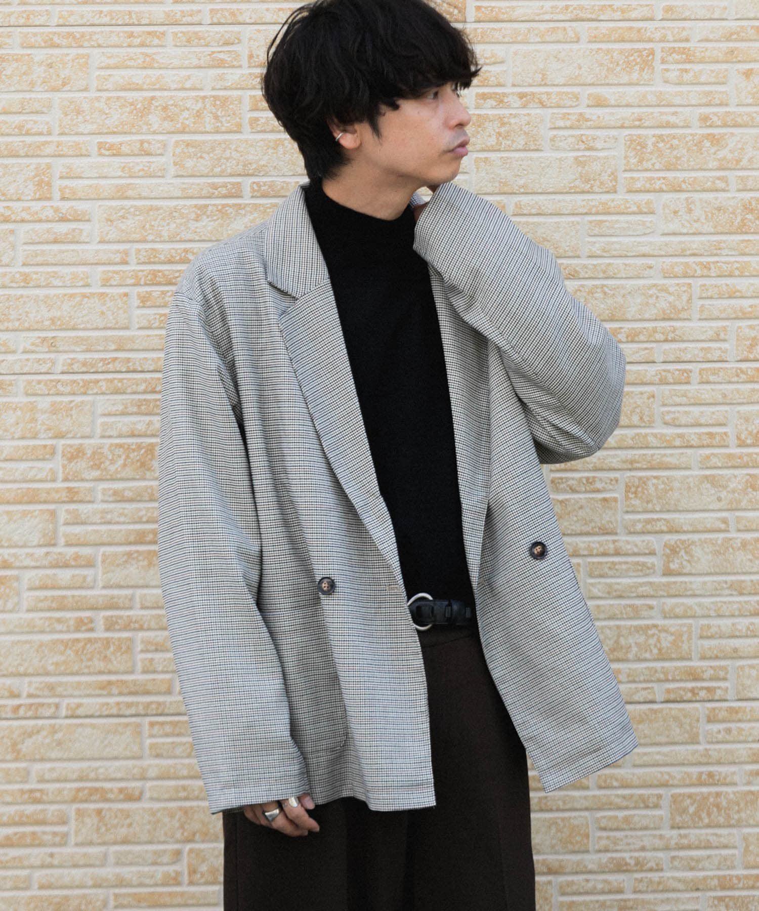 SENSE OF PLACE by URBAN RESEARCH「チェックダブルルーズジャケット」|その他|その他1