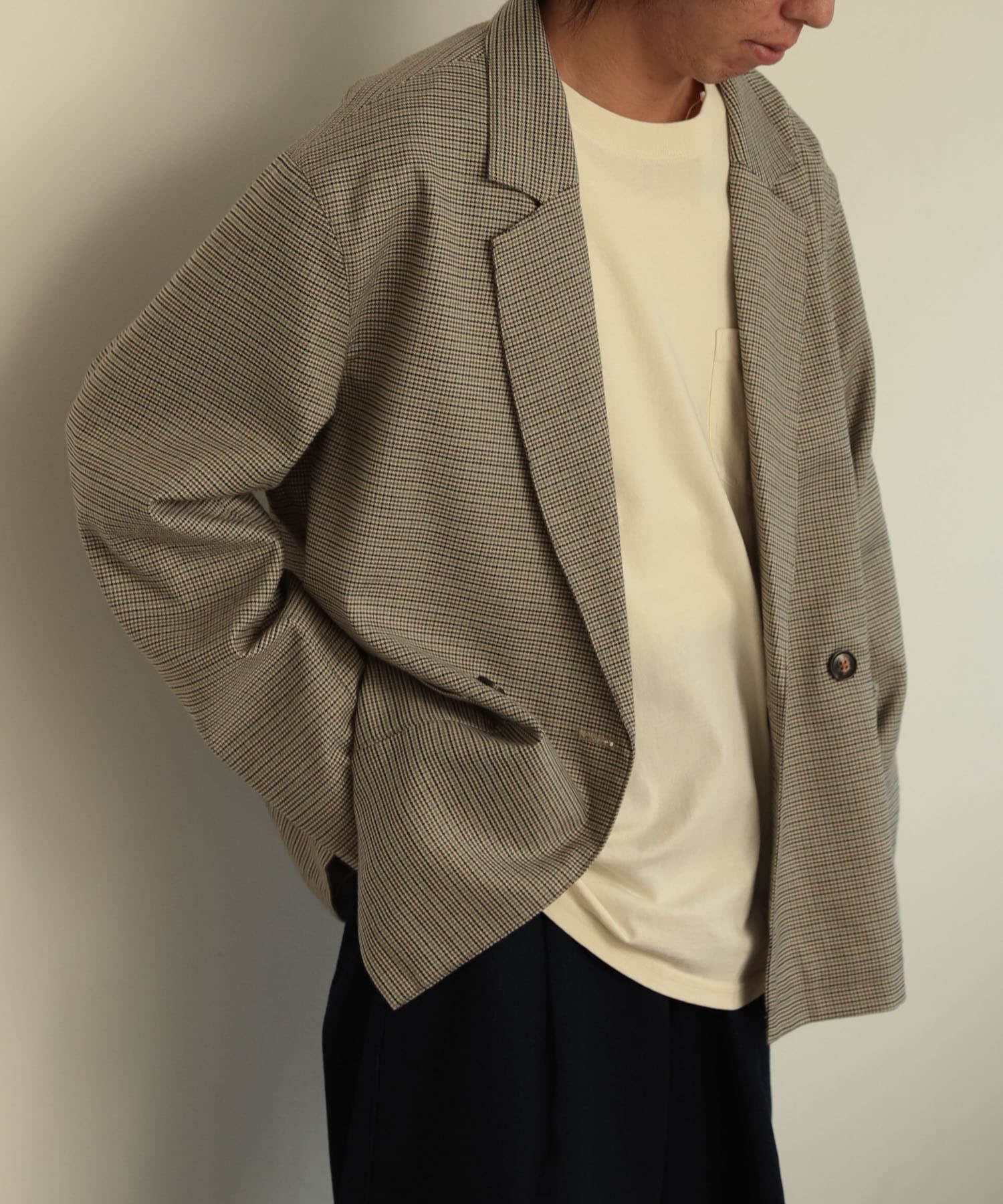 SENSE OF PLACE by URBAN RESEARCH「チェックダブルルーズジャケット」|その他|