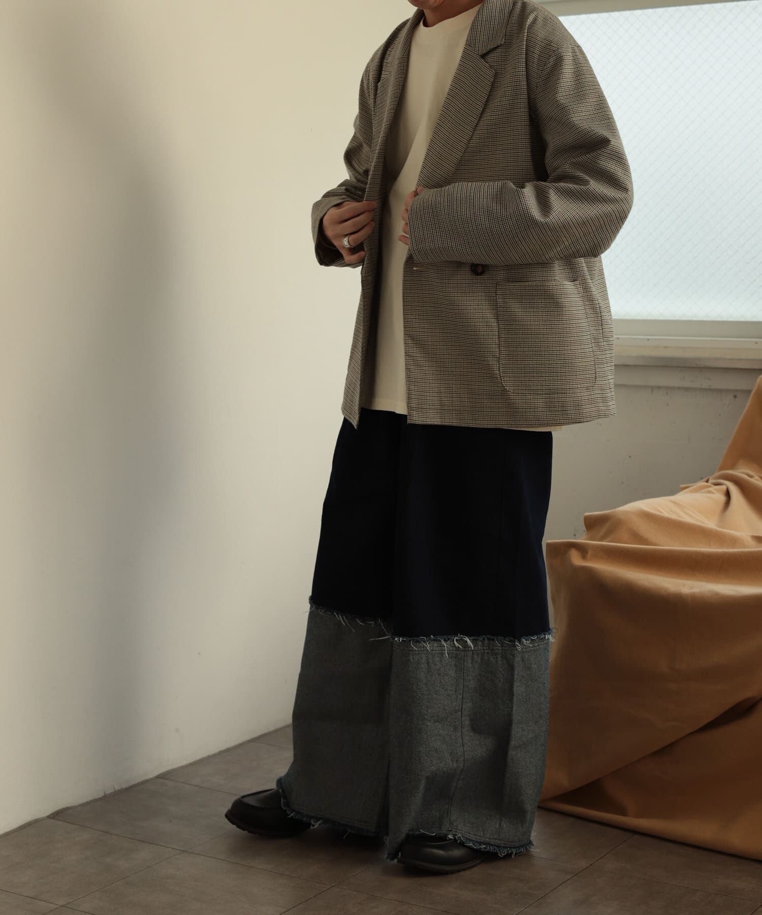 SENSE OF PLACE by URBAN RESEARCH「チェックダブルルーズジャケット」|その他|