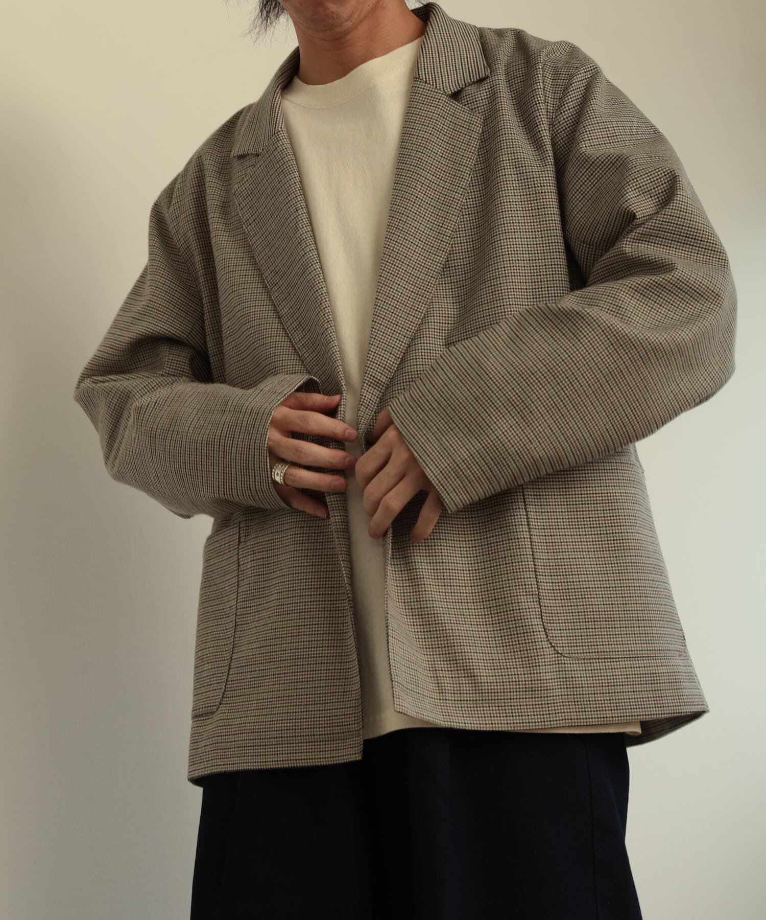 SENSE OF PLACE by URBAN RESEARCH「チェックダブルルーズジャケット」|その他|