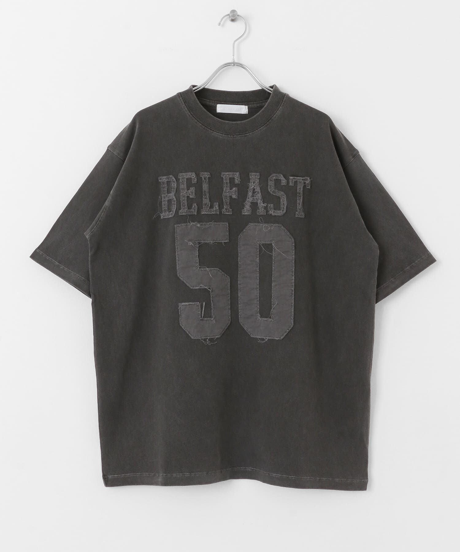 SENSE OF PLACE by URBAN RESEARCH「フェードナンバリングTシャツ(5分袖)」|Tシャツ・カットソー|