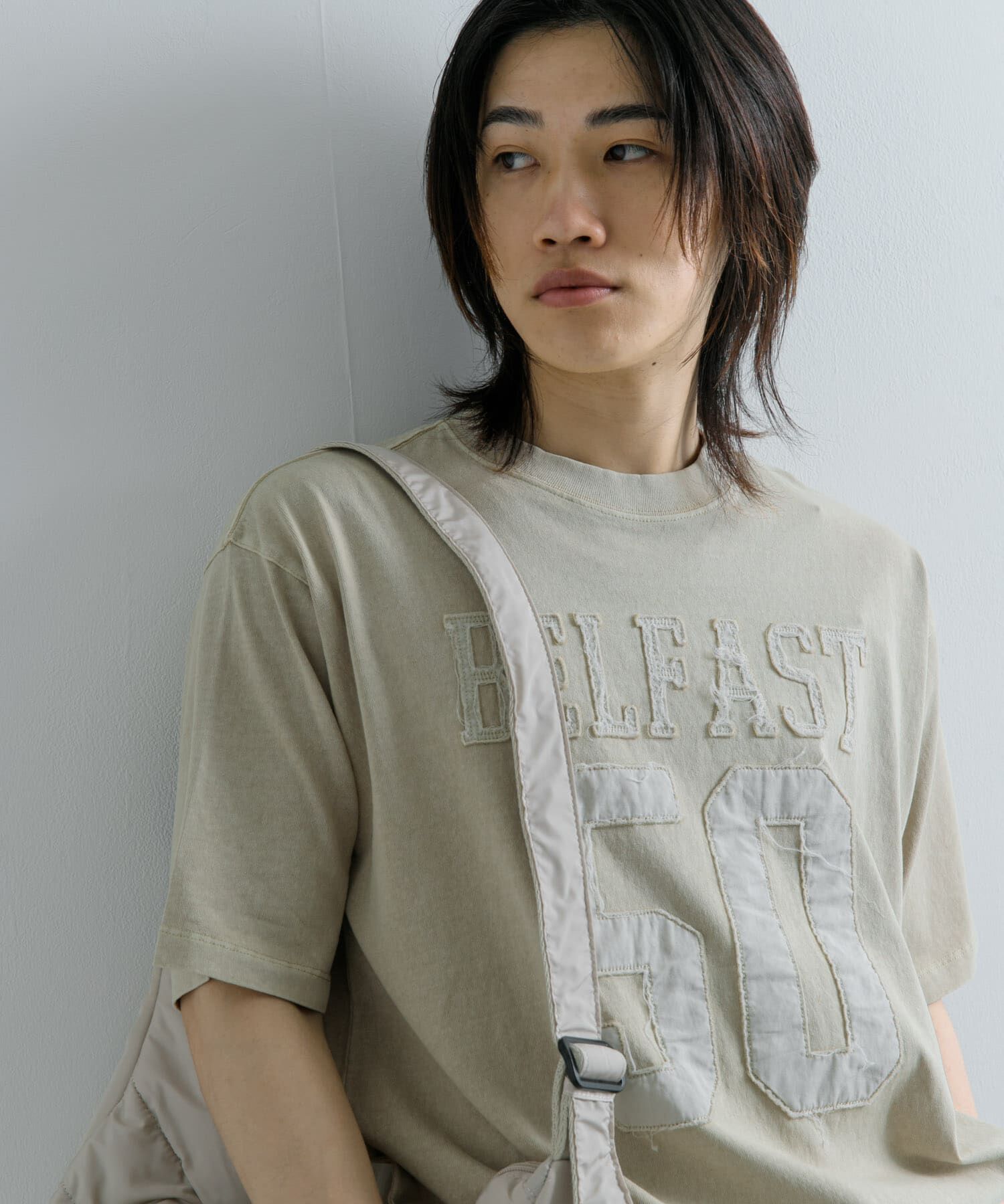 SENSE OF PLACE by URBAN RESEARCH「フェードナンバリングTシャツ(5分袖)」|Tシャツ・カットソー|