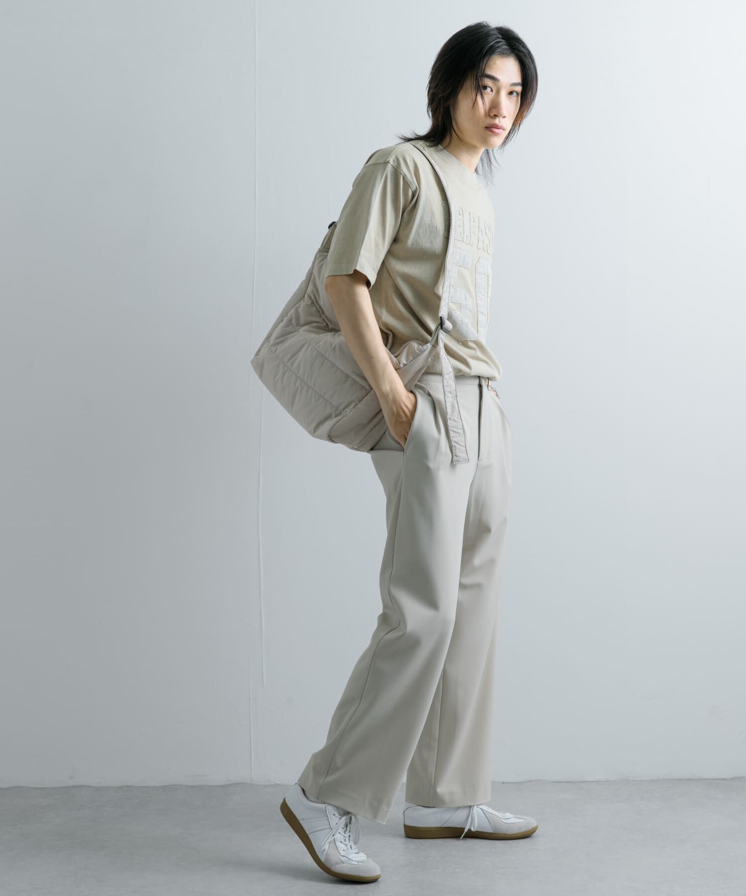 SENSE OF PLACE by URBAN RESEARCH「フェードナンバリングTシャツ(5分袖)」|Tシャツ・カットソー|