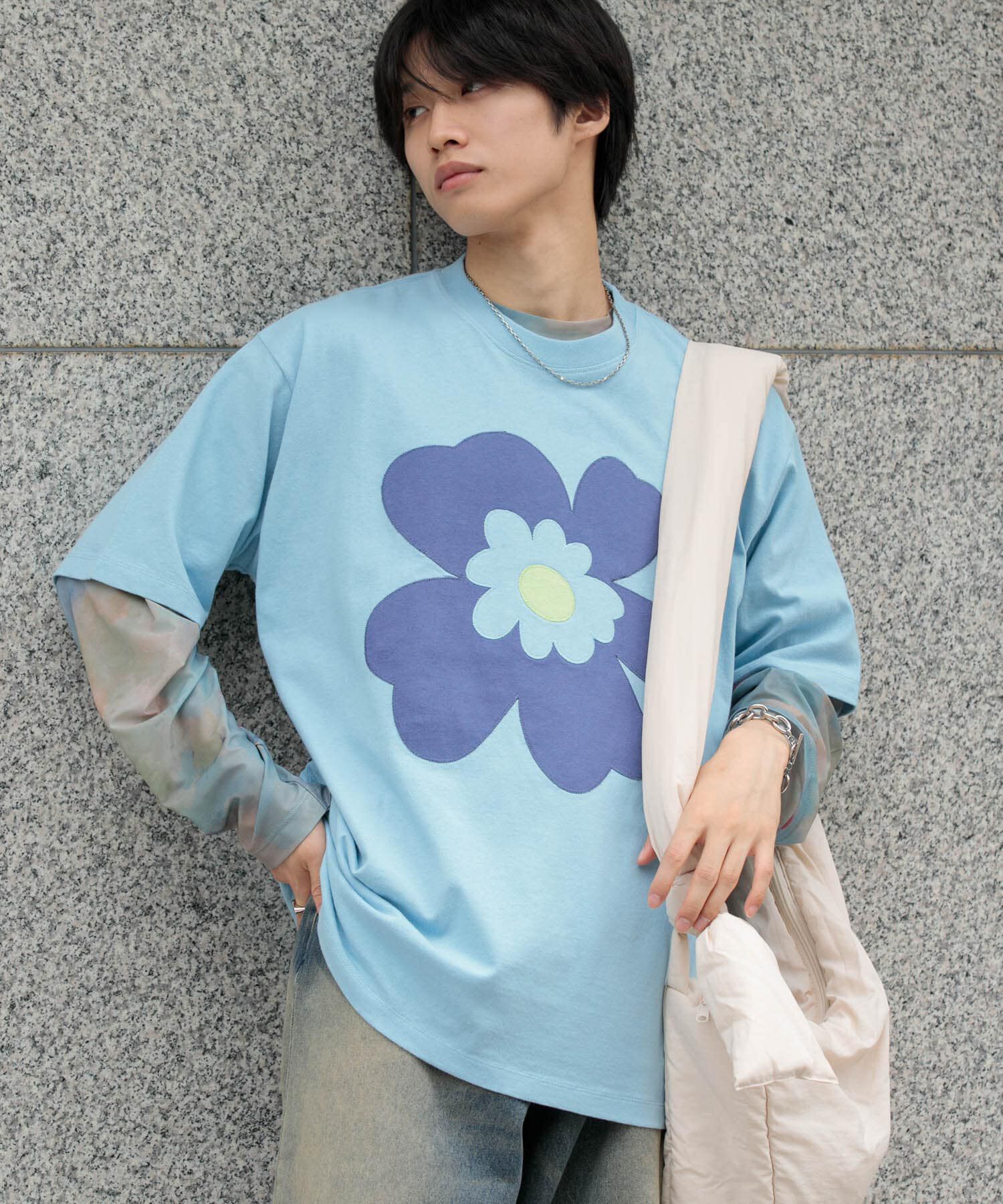 SENSE OF PLACE by URBAN RESEARCH「アップリケポップアートTシャツ」|Tシャツ・カットソー|