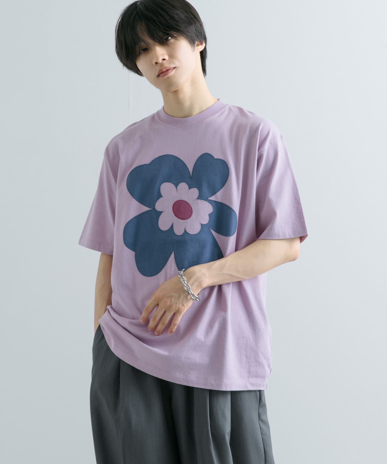SENSE OF PLACE by URBAN RESEARCH「アップリケポップアートTシャツ」|Tシャツ・カットソー|