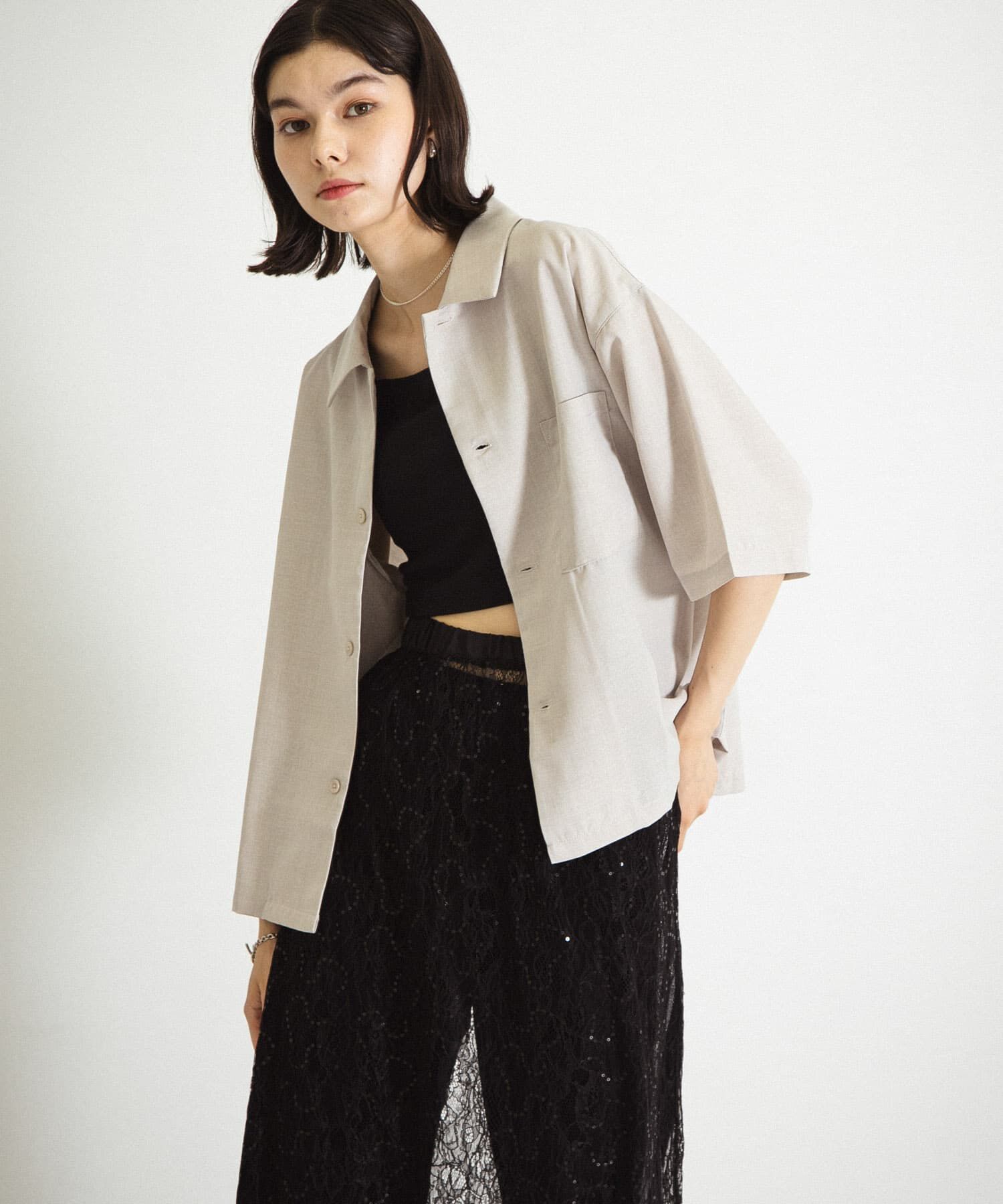 SENSE OF PLACE by URBAN RESEARCH「『ｲｰｼﾞｰｹｱ/ｾｯﾄｱｯﾌﾟ対応/ﾕﾆｾｯｸｽ』ﾘﾈﾝﾗｲｸﾎﾞ  」|シャツ・ブラウス|