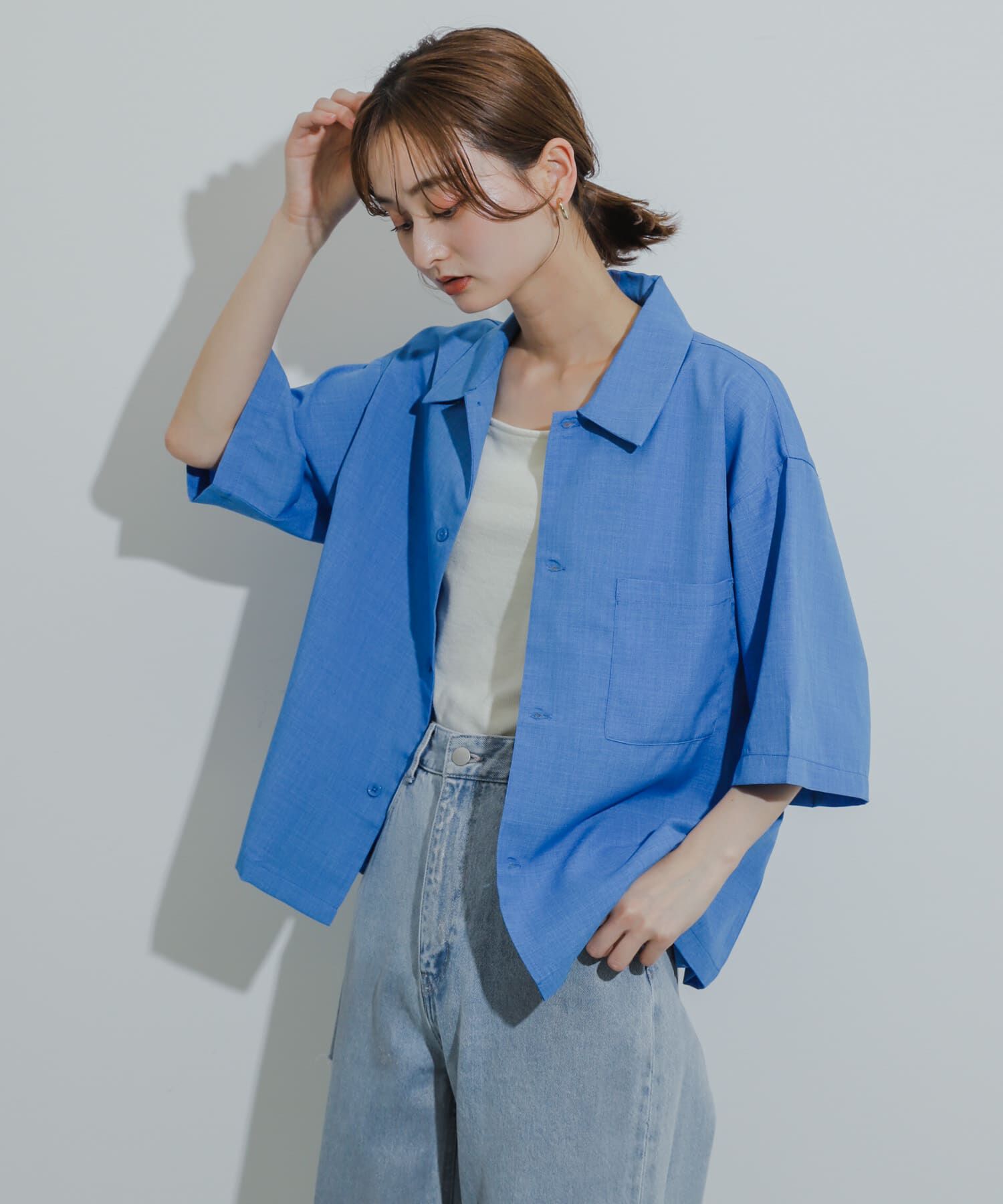 SENSE OF PLACE by URBAN RESEARCH「『ｲｰｼﾞｰｹｱ/ｾｯﾄｱｯﾌﾟ対応/ﾕﾆｾｯｸｽ』ﾘﾈﾝﾗｲｸﾎﾞ  」|シャツ・ブラウス|