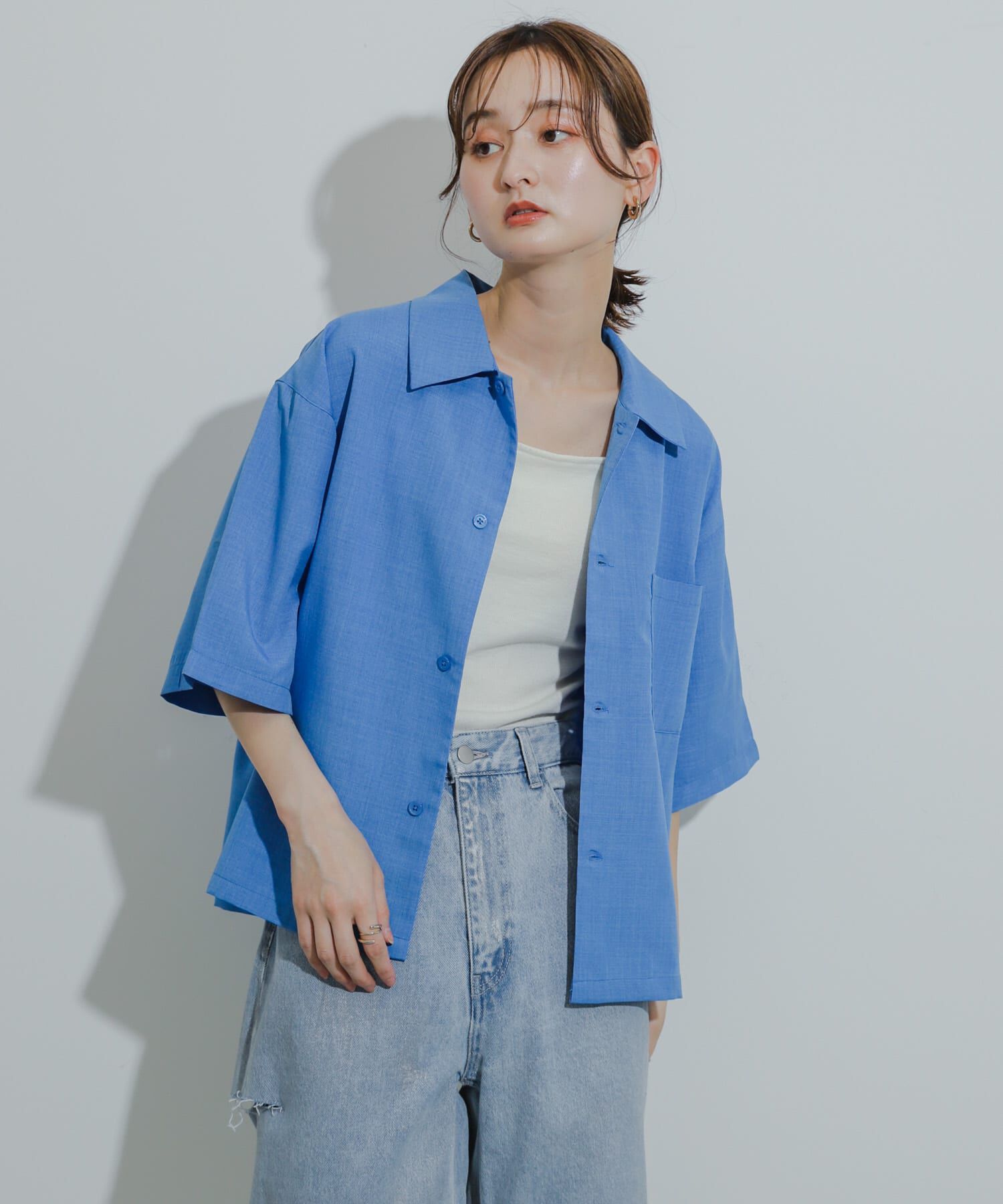 SENSE OF PLACE by URBAN RESEARCH「『ｲｰｼﾞｰｹｱ/ｾｯﾄｱｯﾌﾟ対応/ﾕﾆｾｯｸｽ』ﾘﾈﾝﾗｲｸﾎﾞ  」|シャツ・ブラウス|