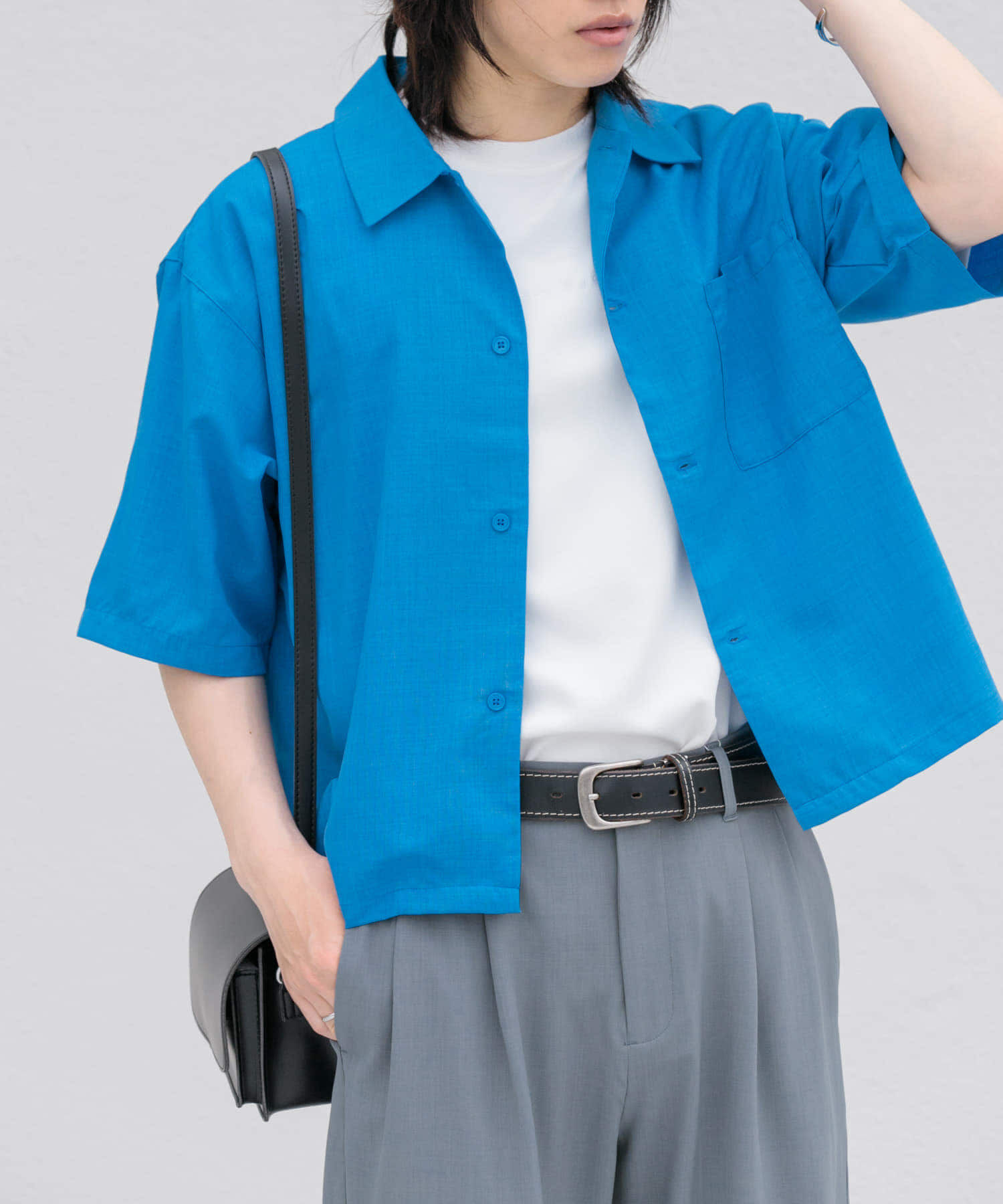 SENSE OF PLACE by URBAN RESEARCH「『ｲｰｼﾞｰｹｱ/ｾｯﾄｱｯﾌﾟ対応/ﾕﾆｾｯｸｽ』ﾘﾈﾝﾗｲｸﾎﾞ  」|シャツ・ブラウス|