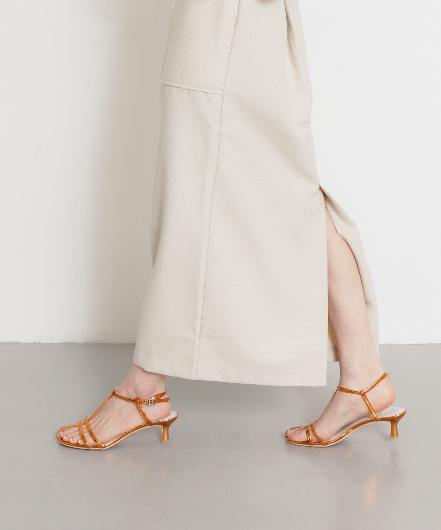 SENSE OF PLACE by URBAN RESEARCH「エナメルストラップサンダル」|サンダル|