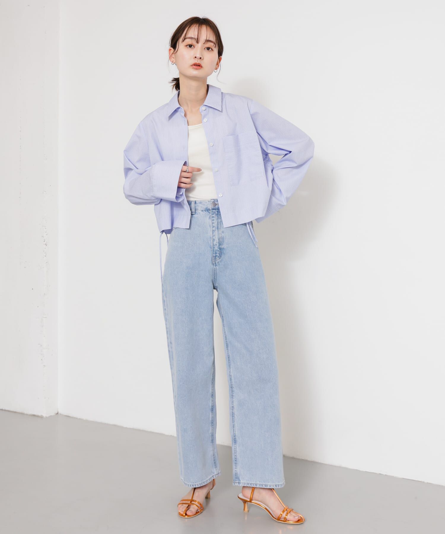 SENSE OF PLACE by URBAN RESEARCH「エナメルストラップサンダル」|サンダル|