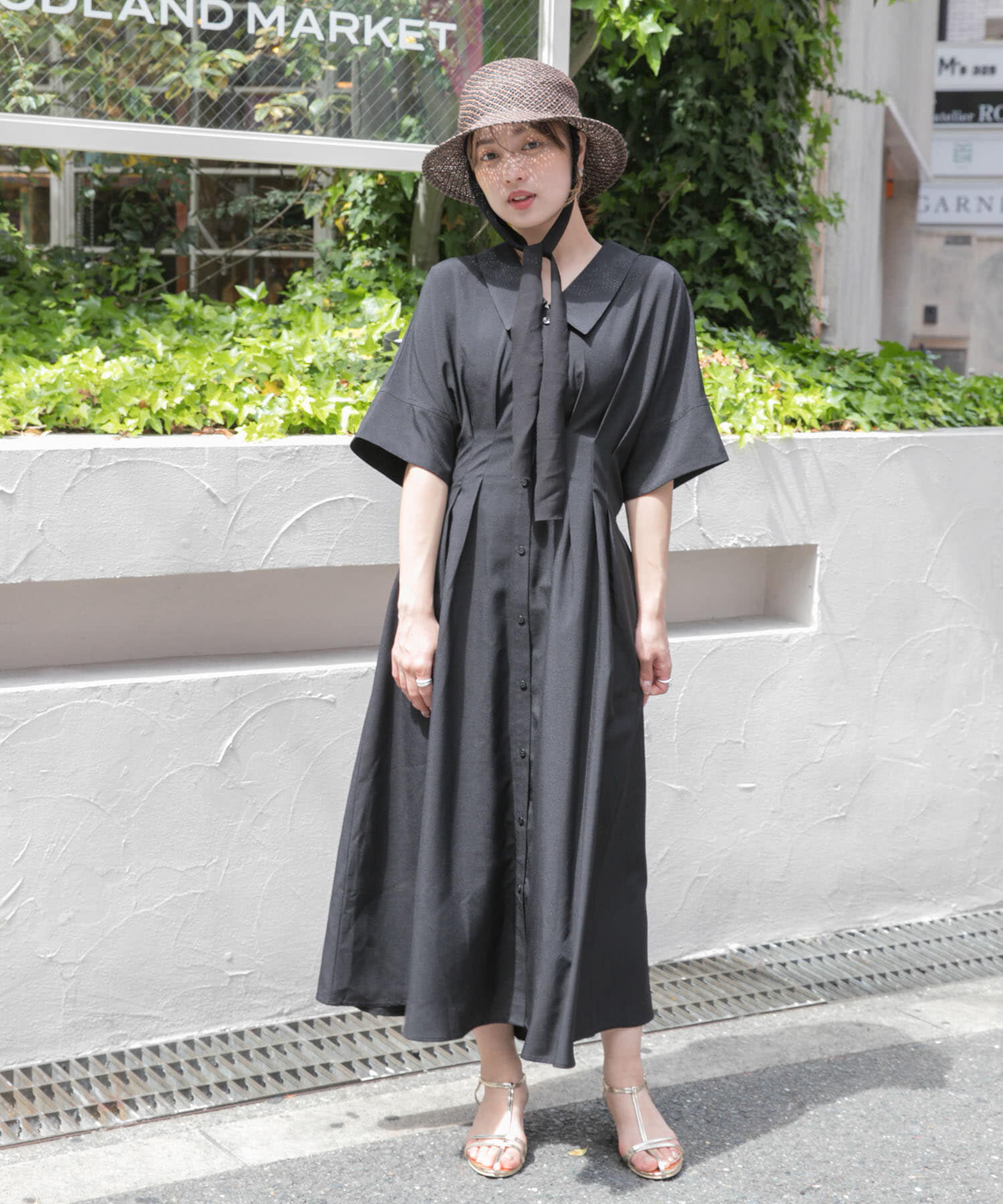 SENSE OF PLACE by URBAN RESEARCH「エナメルストラップサンダル」|サンダル|