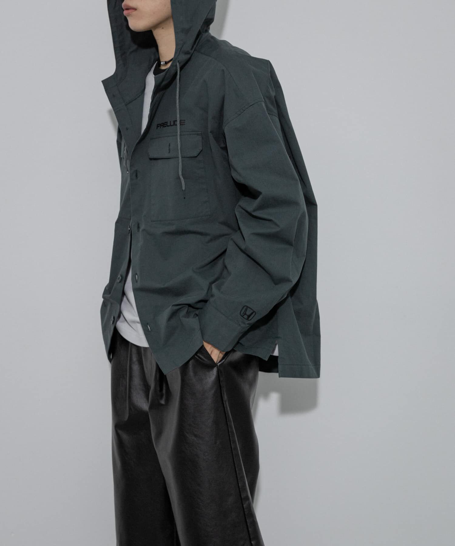 SENSE OF PLACE by URBAN RESEARCH「HONDA Hoodie Long-Sleeve Shirts」|シャツ・ブラウス|グリーン