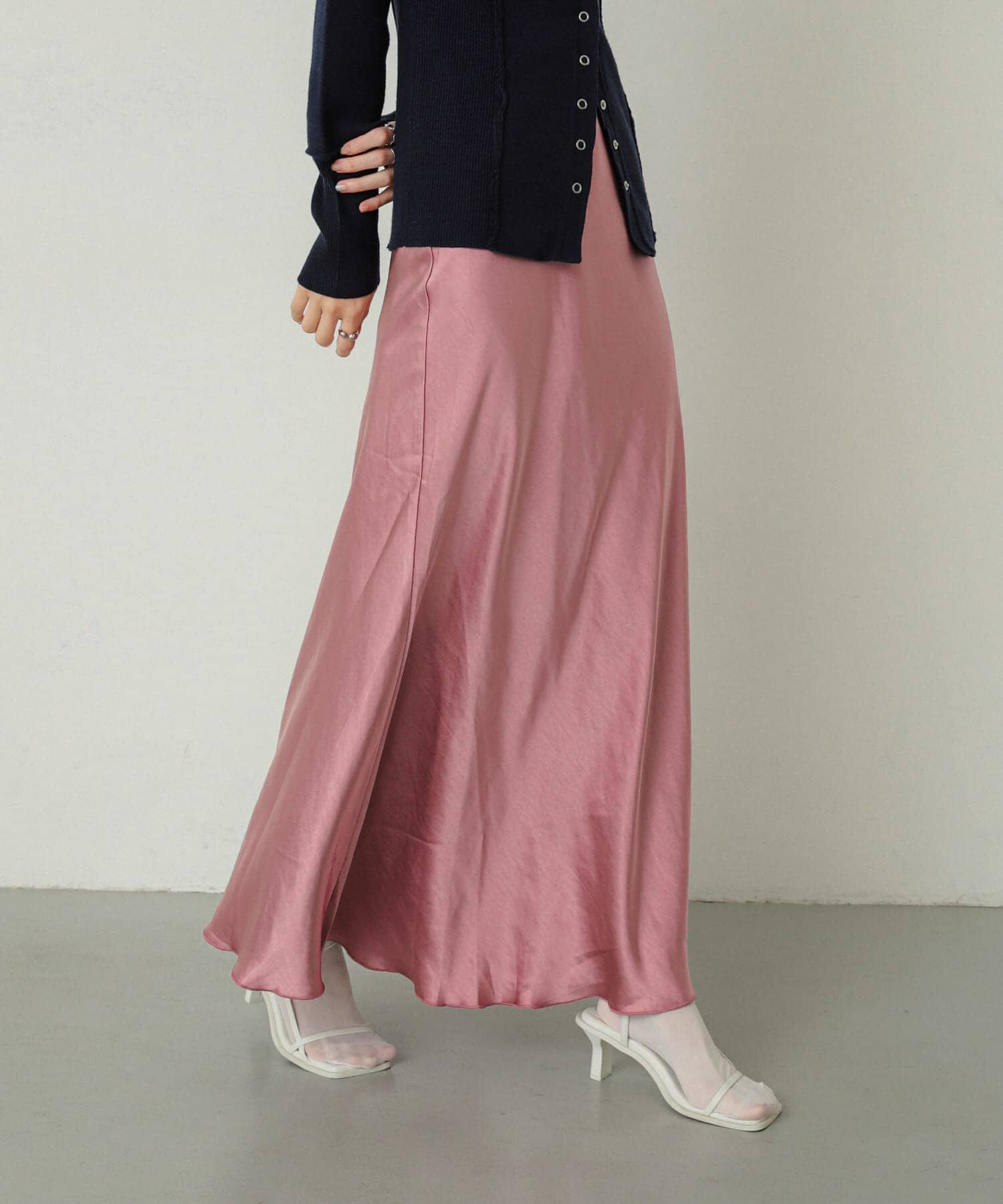 SENSE OF PLACE by URBAN RESEARCH「『WEB/一部店舗限定サイズ』ナローサテンスカート」|スカート|