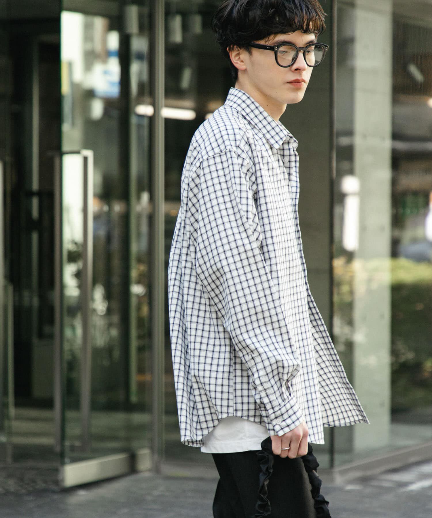 SENSE OF PLACE by URBAN RESEARCH「『ユニセックス』グラフチェックルーズシャツ」|シャツ・ブラウス|