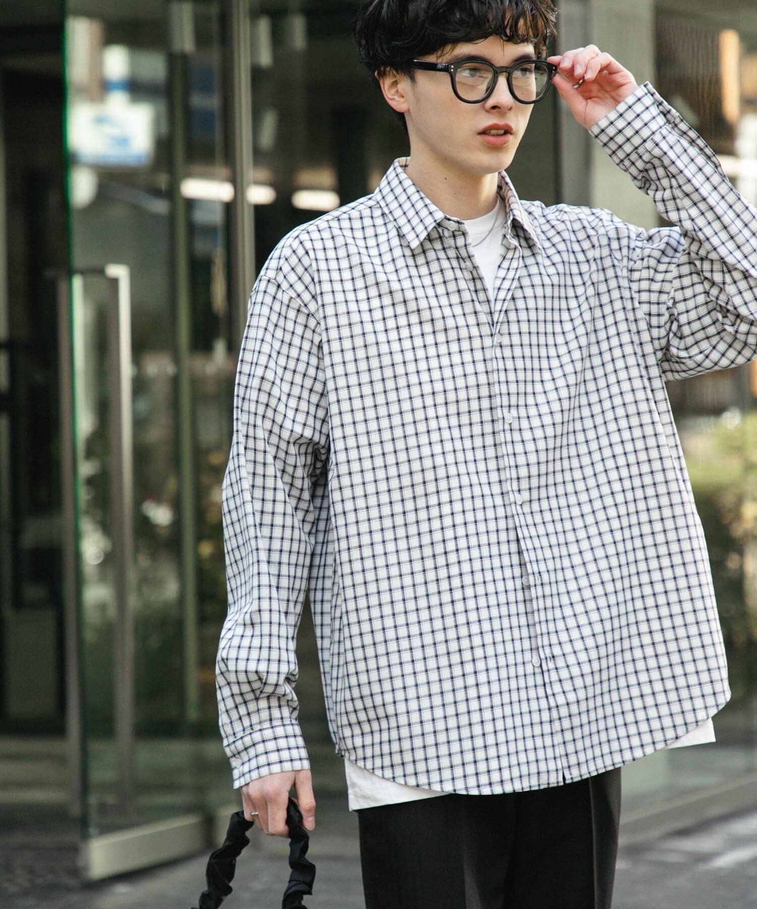 SENSE OF PLACE by URBAN RESEARCH「『ユニセックス』グラフチェックルーズシャツ」|シャツ・ブラウス|