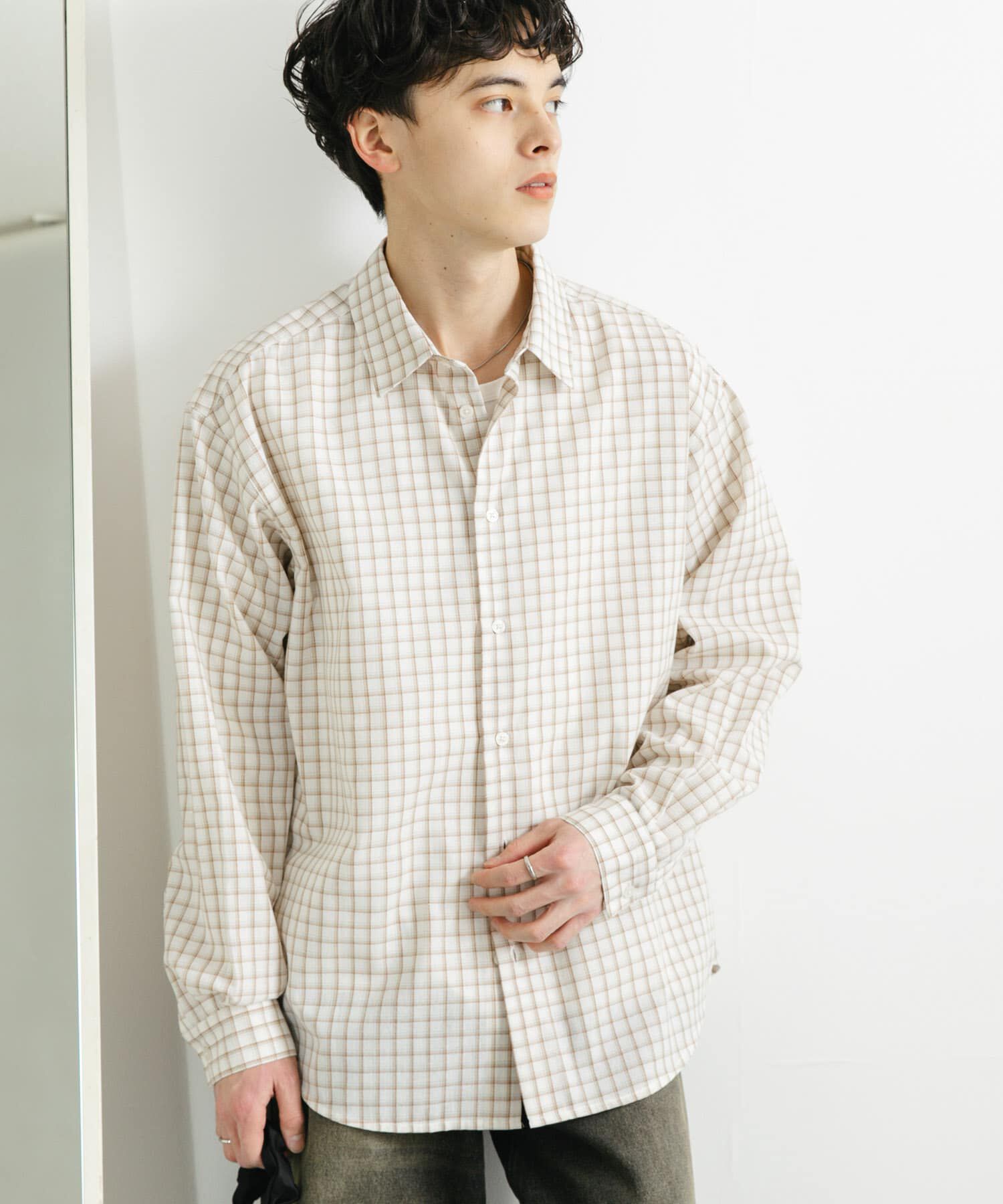 SENSE OF PLACE by URBAN RESEARCH「『ユニセックス』グラフチェックルーズシャツ」|シャツ・ブラウス|